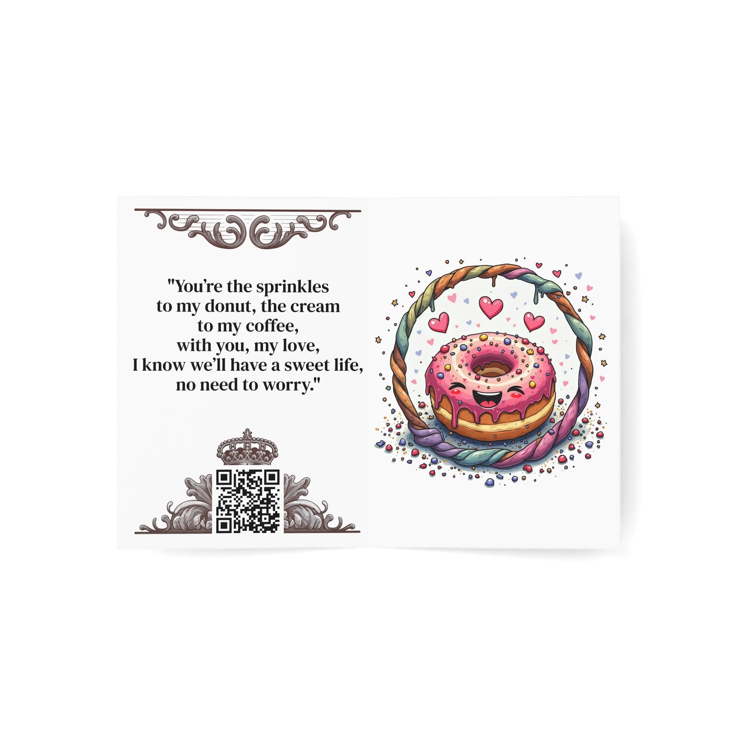 Cards - Funny Donut Card with QR Code video