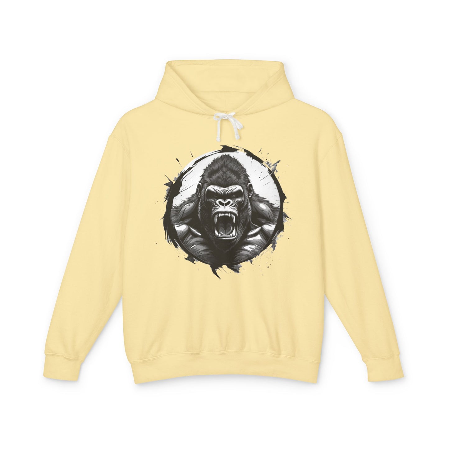 Gorilla Roar Motivation - Lightweight Hoodie