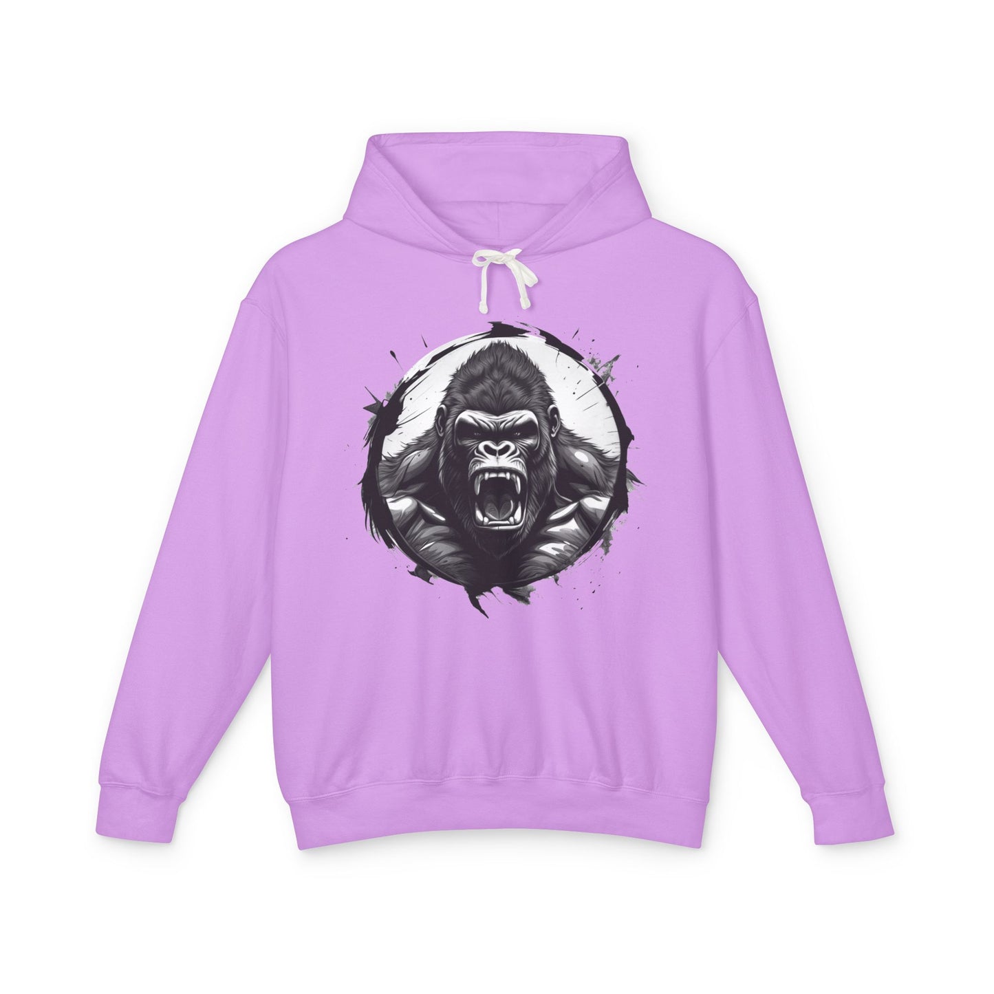 Gorilla Roar Motivation - Lightweight Hoodie