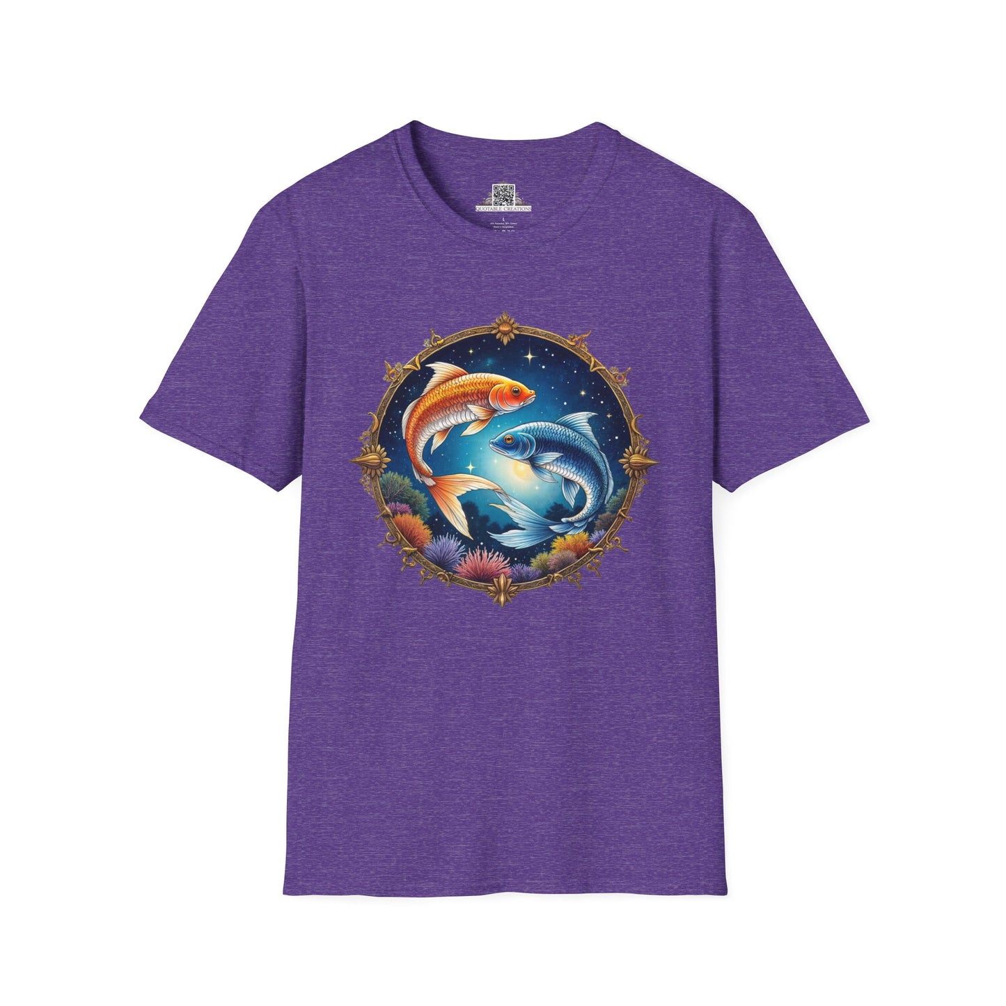 Pisces Zodiac Astrology - Softstyle Tee T-Shirt