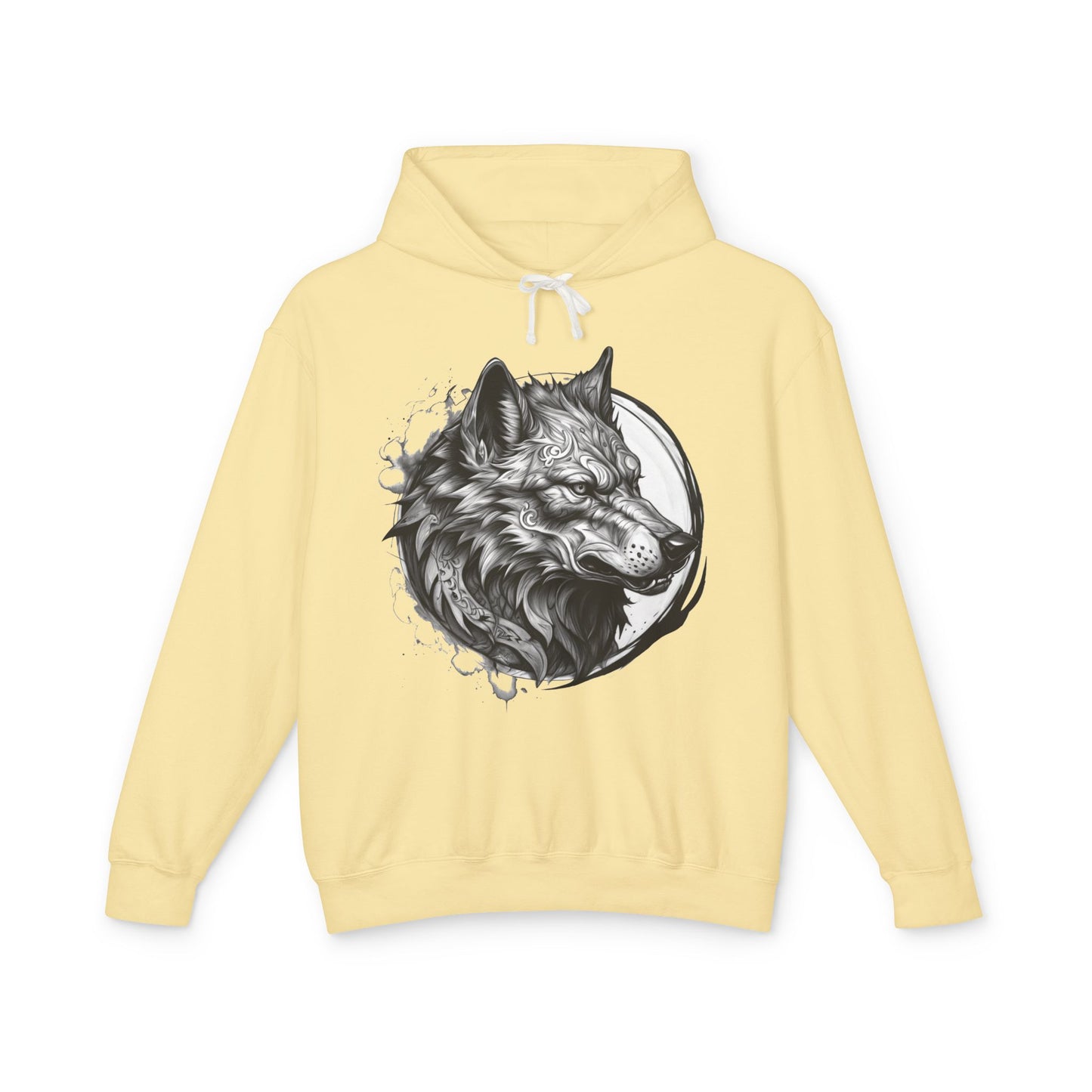 Wolf Wild Motivation - Lightweight Hoodie