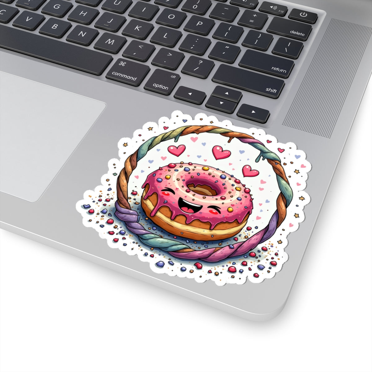 Fun Donut Love - Kiss-Cut Stickers