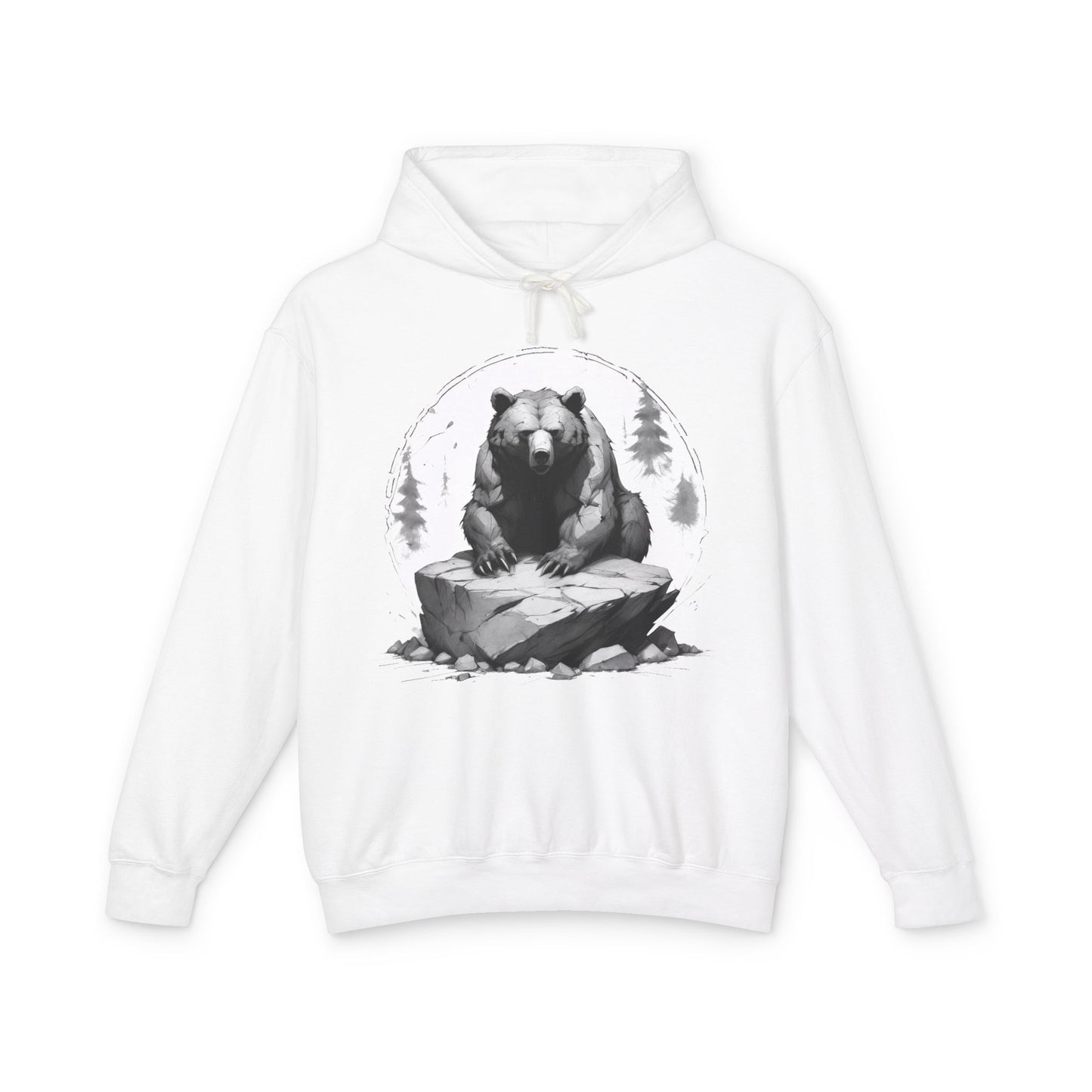 Bear Wild Motivation - Lightweight Hoodie