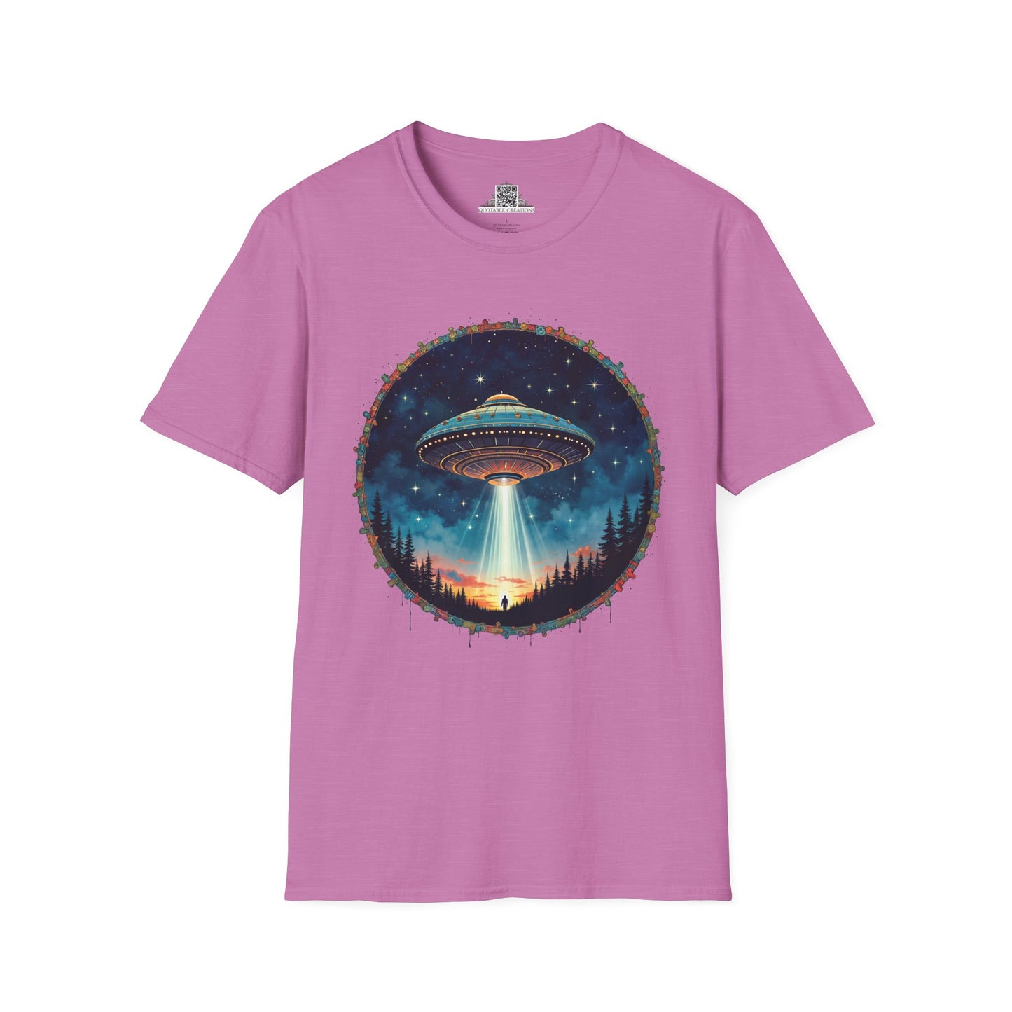 Hover Above UFO & Cosmic - T-Shirt