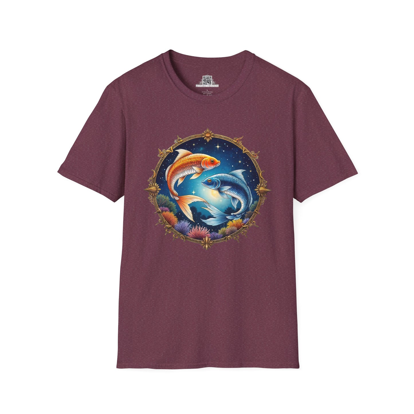 Pisces Zodiac Astrology - Softstyle Tee T-Shirt