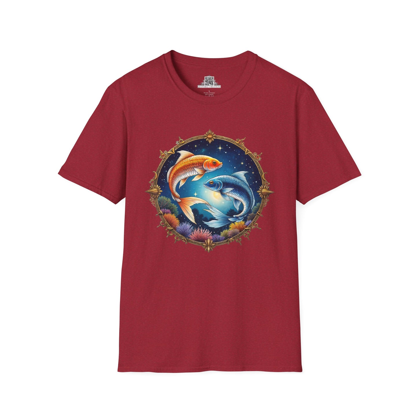 Pisces Zodiac Astrology - Softstyle Tee T-Shirt