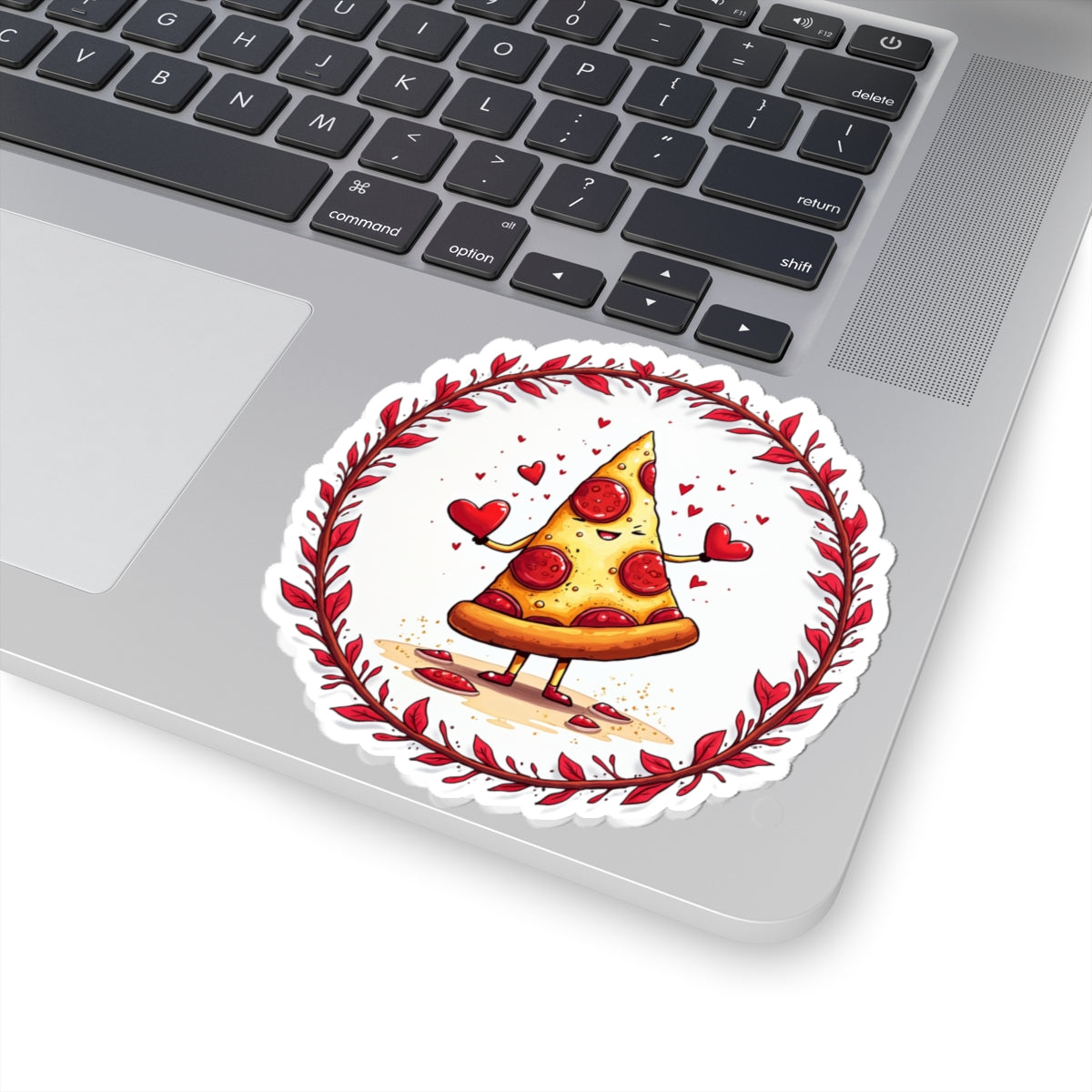 Funny Pizza Love - Kiss-Cut Stickers