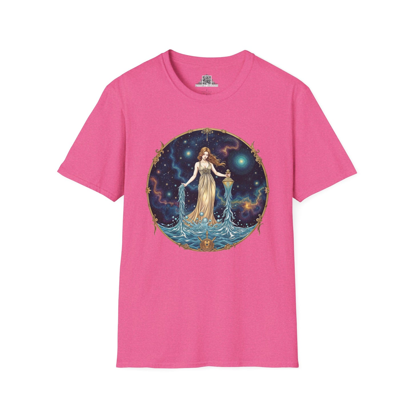 Aquarius Zodiac Astrology - Softstyle Tee T-Shirt