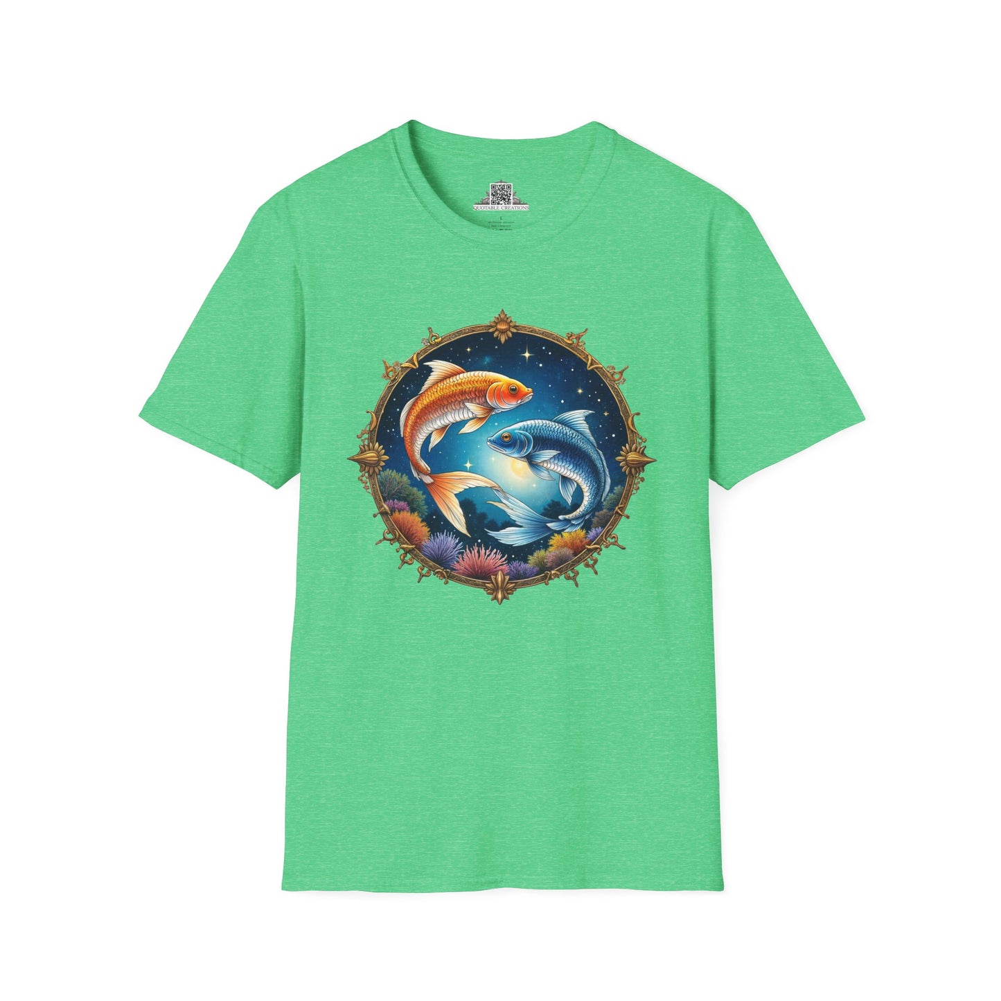 Pisces Zodiac Astrology - Softstyle Tee T-Shirt