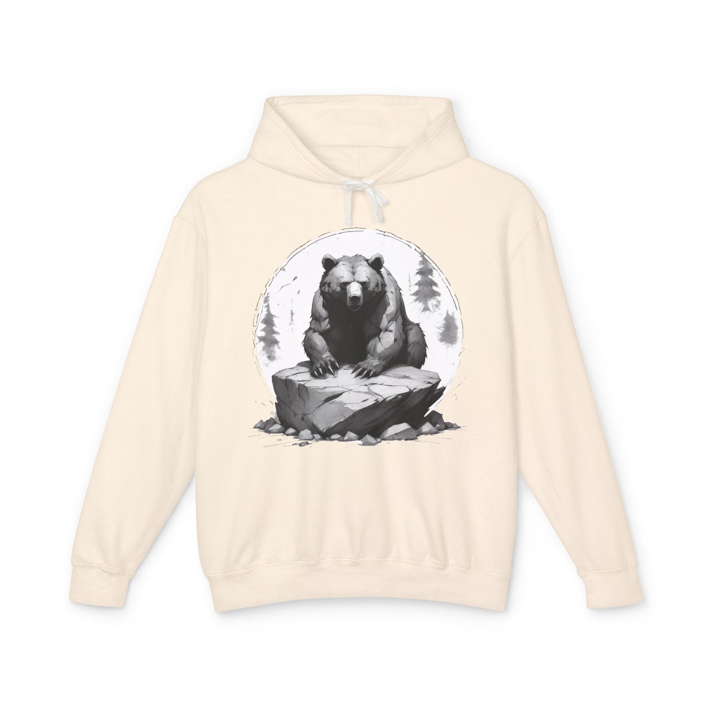 Bear Wild Motivation - Lightweight Hoodie