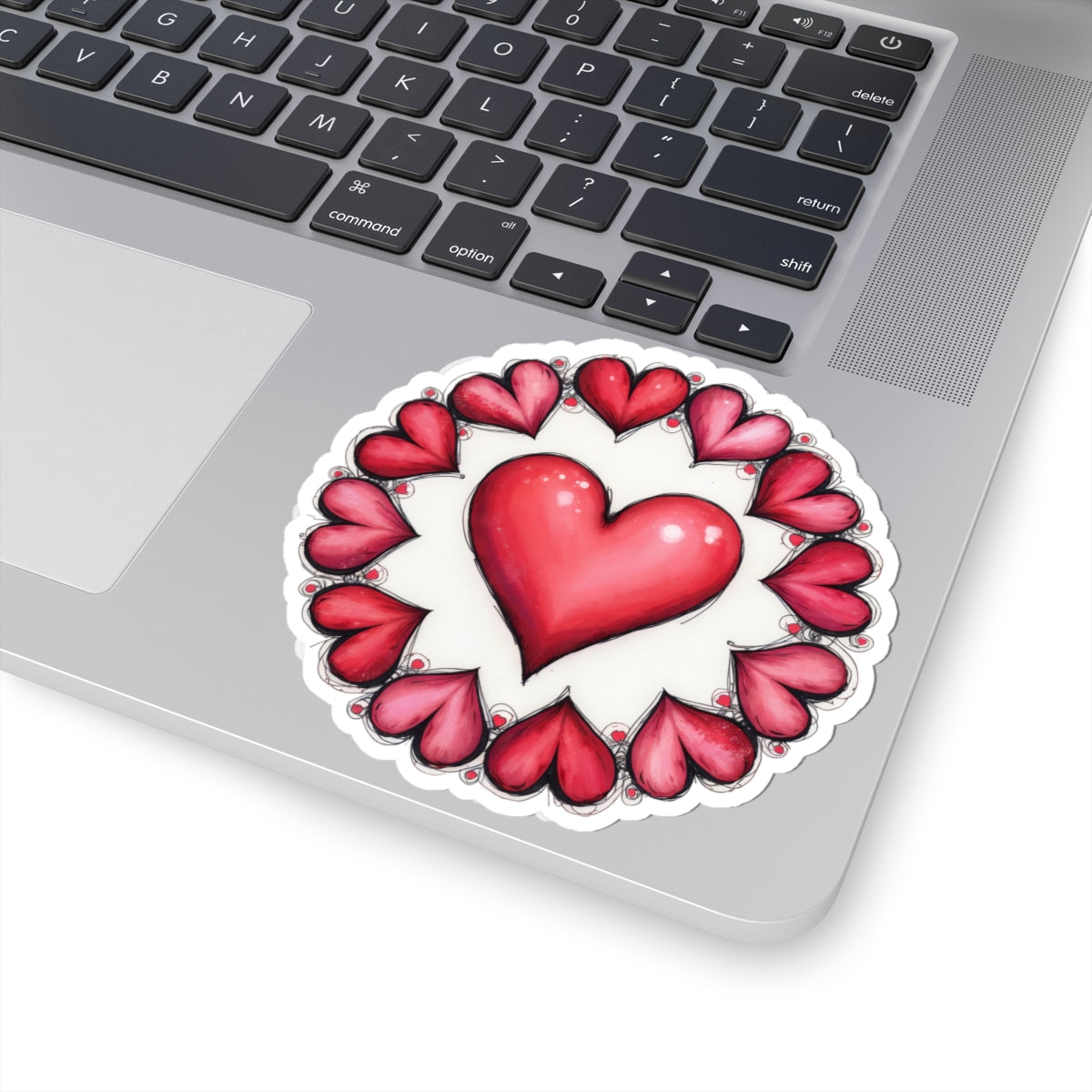 Heart Incircled - Kiss-Cut Stickers