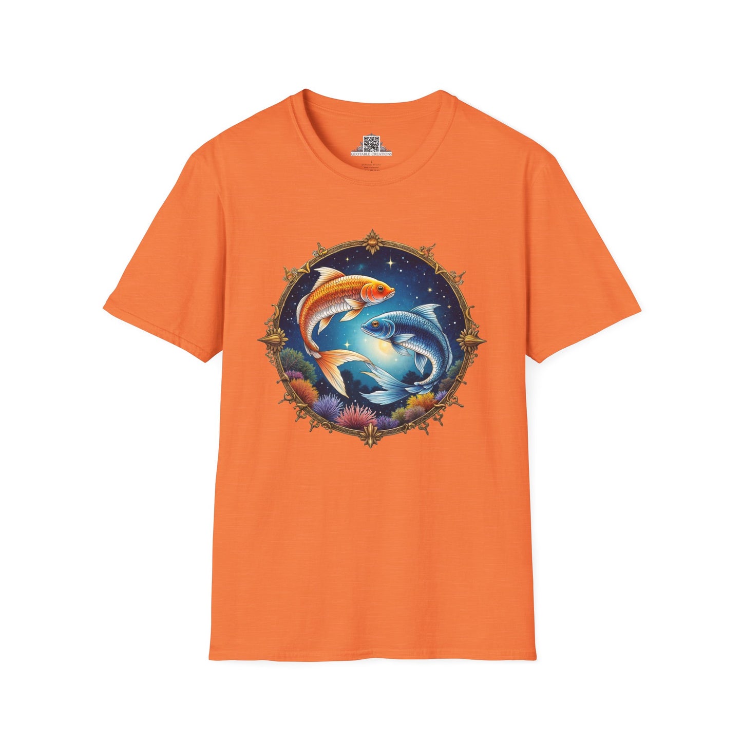 Pisces Zodiac Astrology - Softstyle Tee T-Shirt