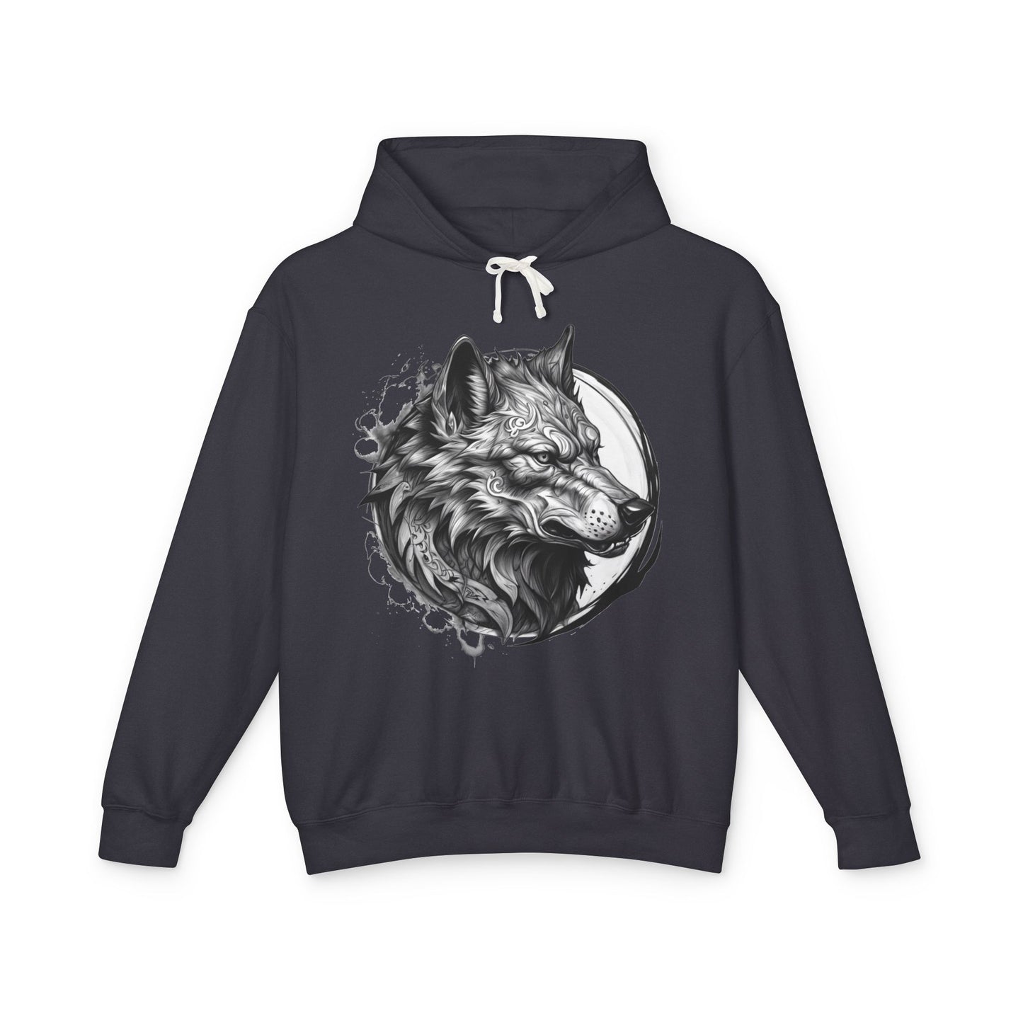 Wolf Wild Motivation - Lightweight Hoodie