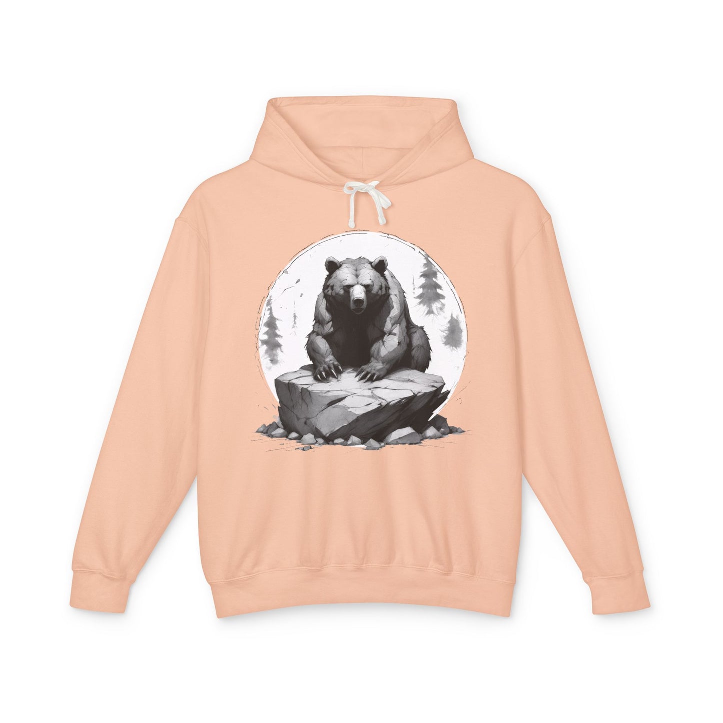 Bear Wild Motivation - Lightweight Hoodie