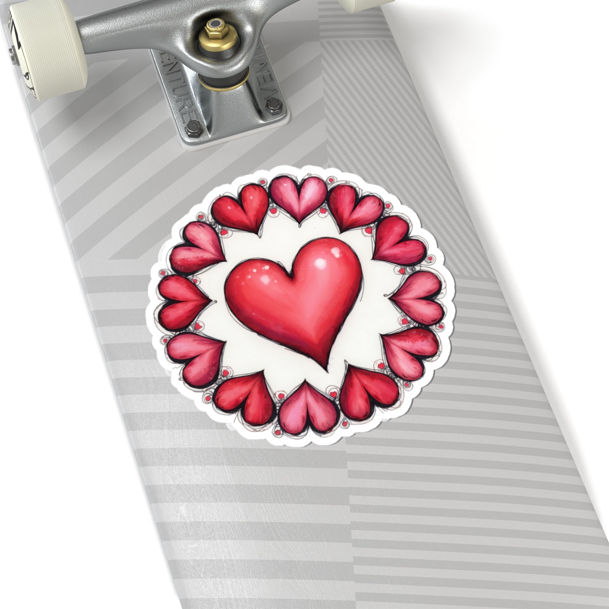 Heart Incircled - Kiss-Cut Stickers