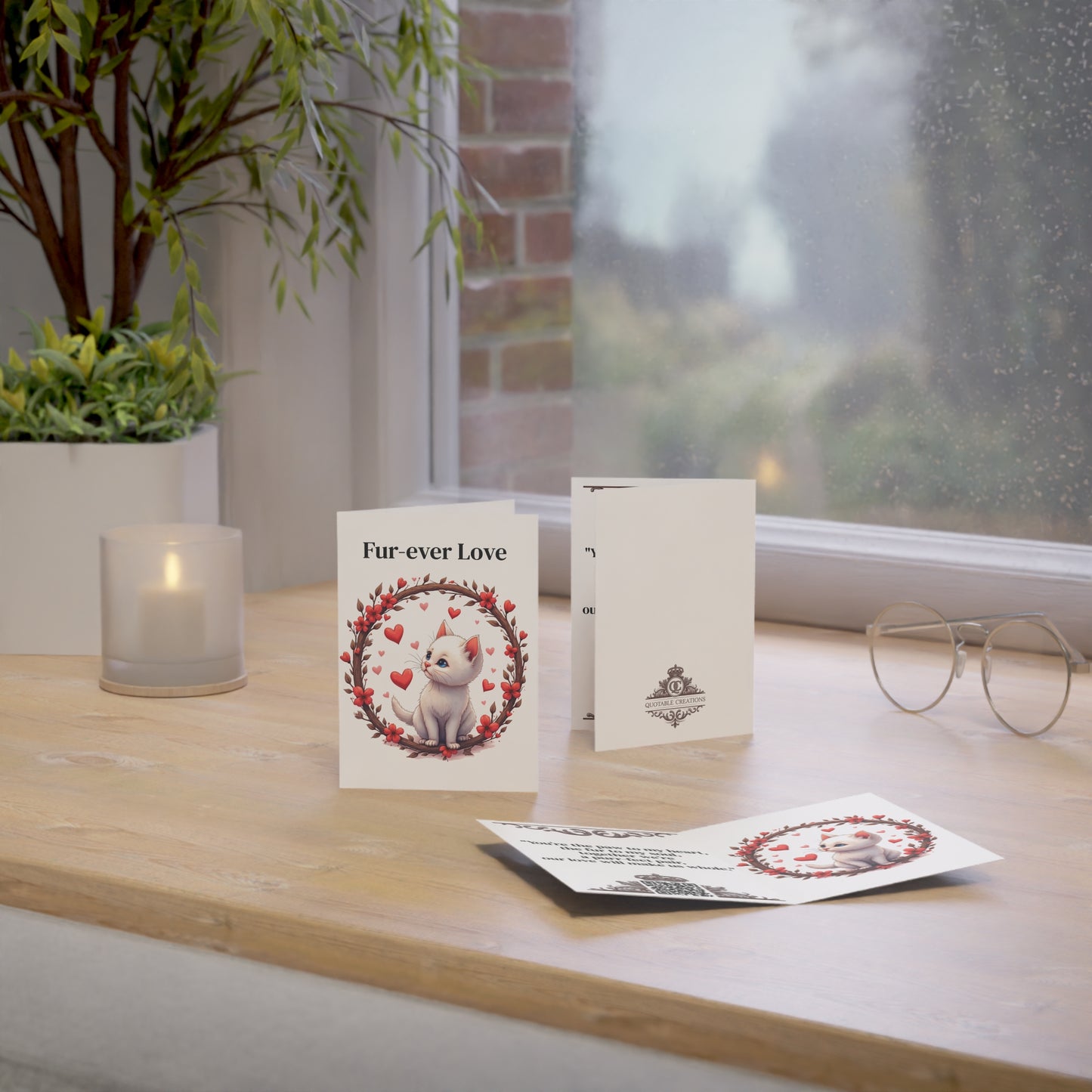 Cards - Funny Fur-ever Love Card with QR Code video