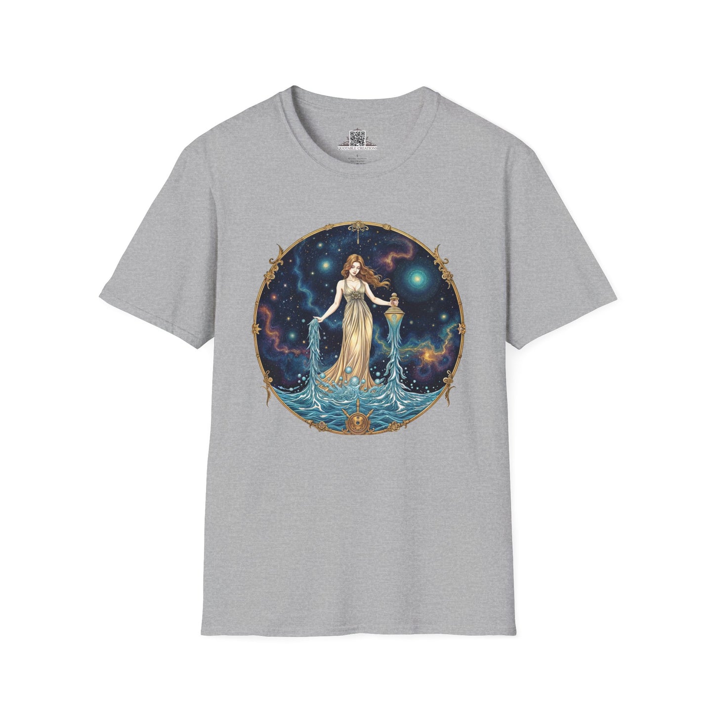 Aquarius Zodiac Astrology - Softstyle Tee T-Shirt
