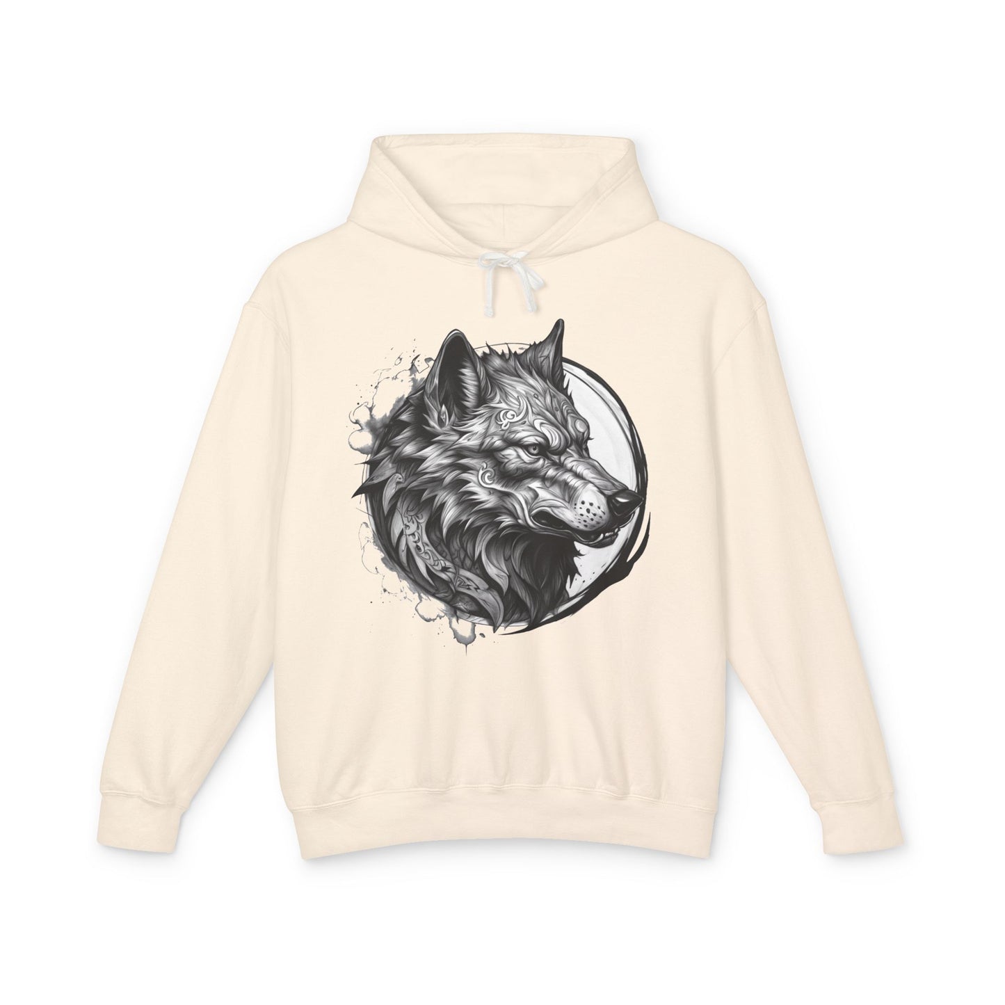 Wolf Wild Motivation - Lightweight Hoodie