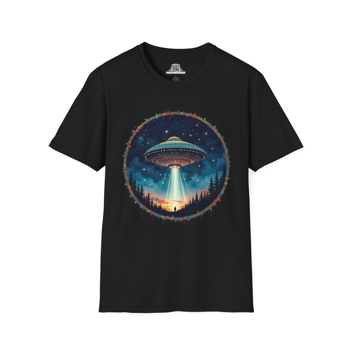 Hover Above UFO & Cosmic - T-Shirt