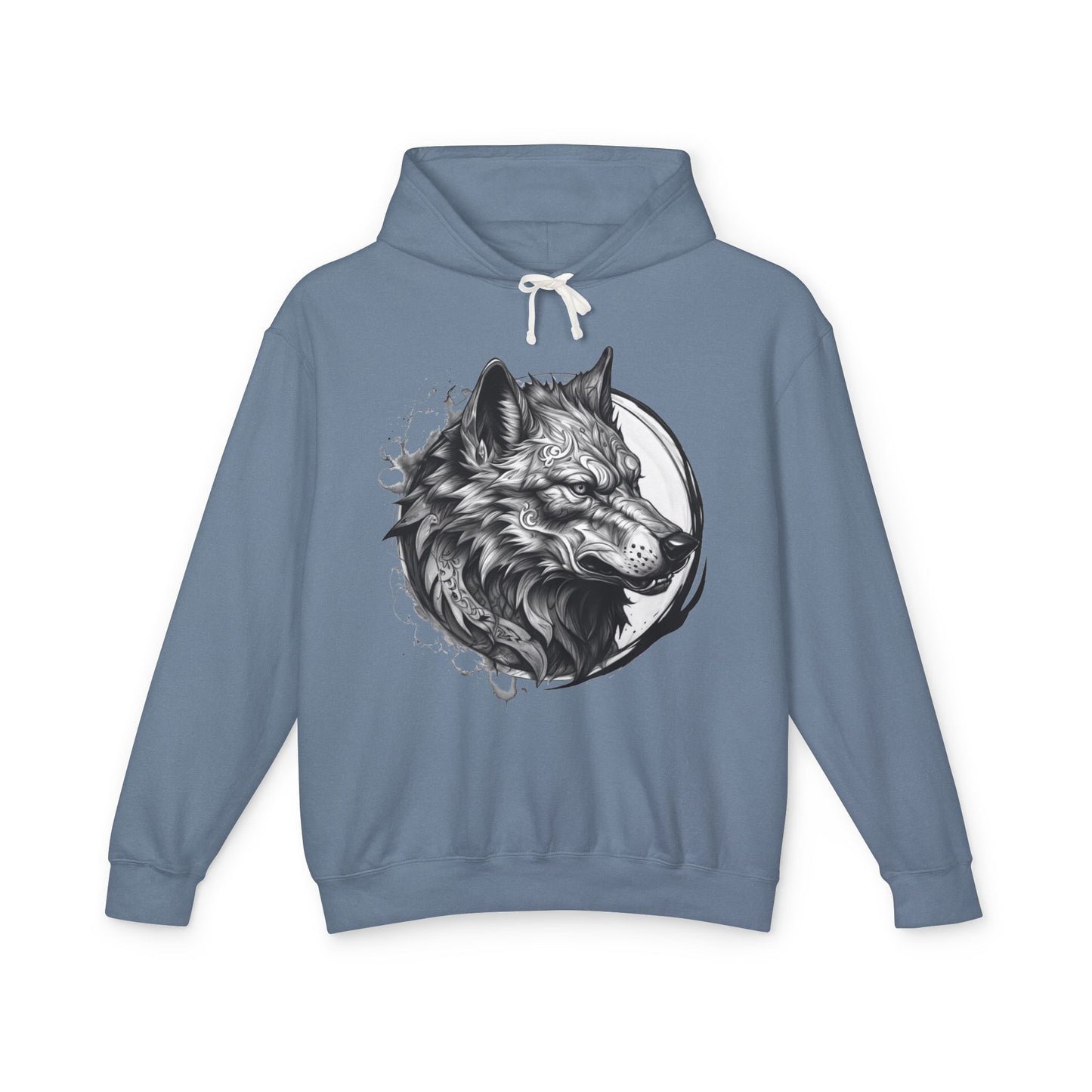 Wolf Wild Motivation - Lightweight Hoodie
