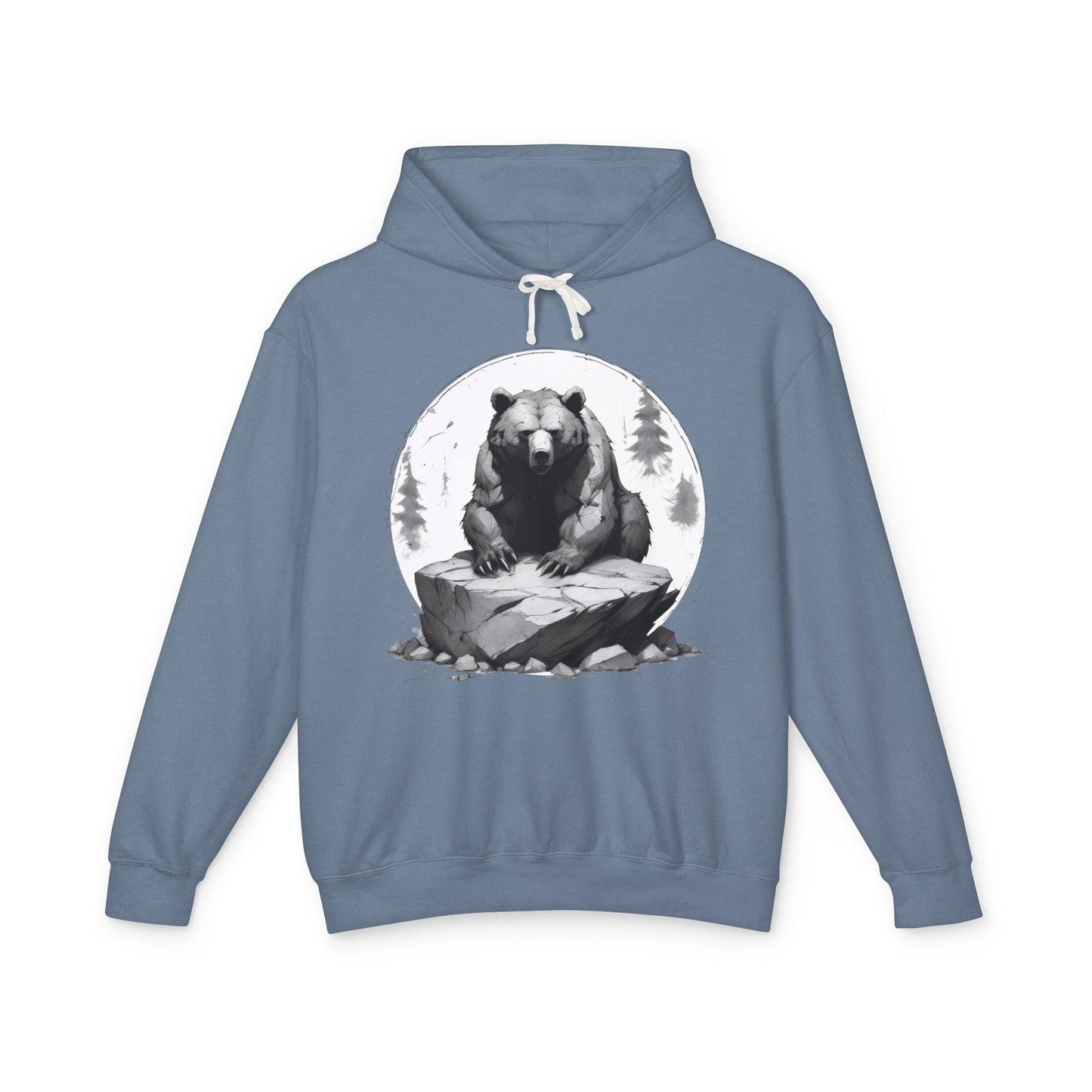 Bear Wild Motivation - Lightweight Hoodie