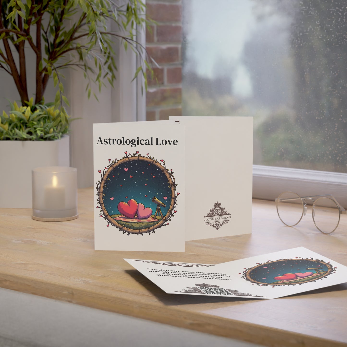 Cards - Funny Astrological Love Card with QR Code video