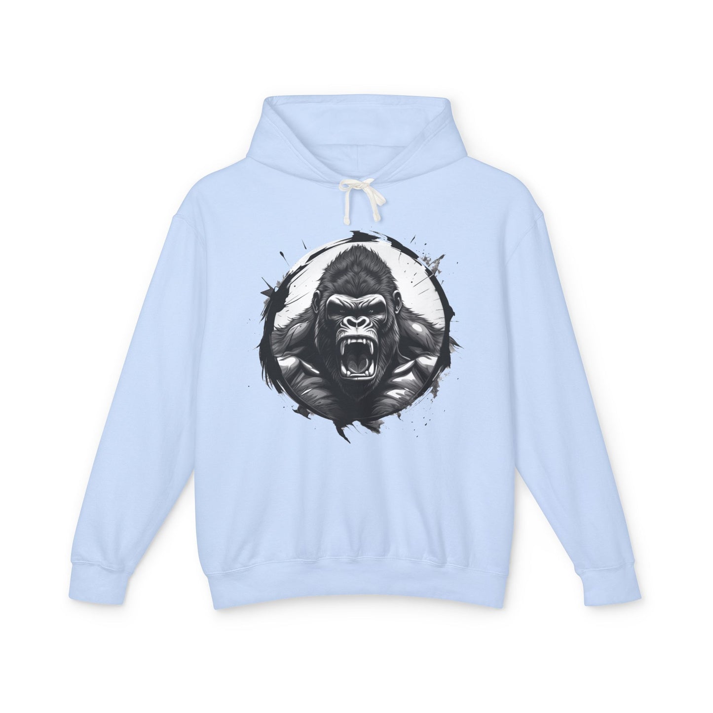 Gorilla Roar Motivation - Lightweight Hoodie