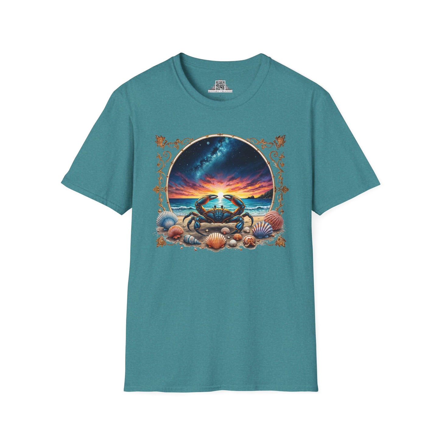 Cancer Zodiac Astrology - Softstyle Tee T-Shirt