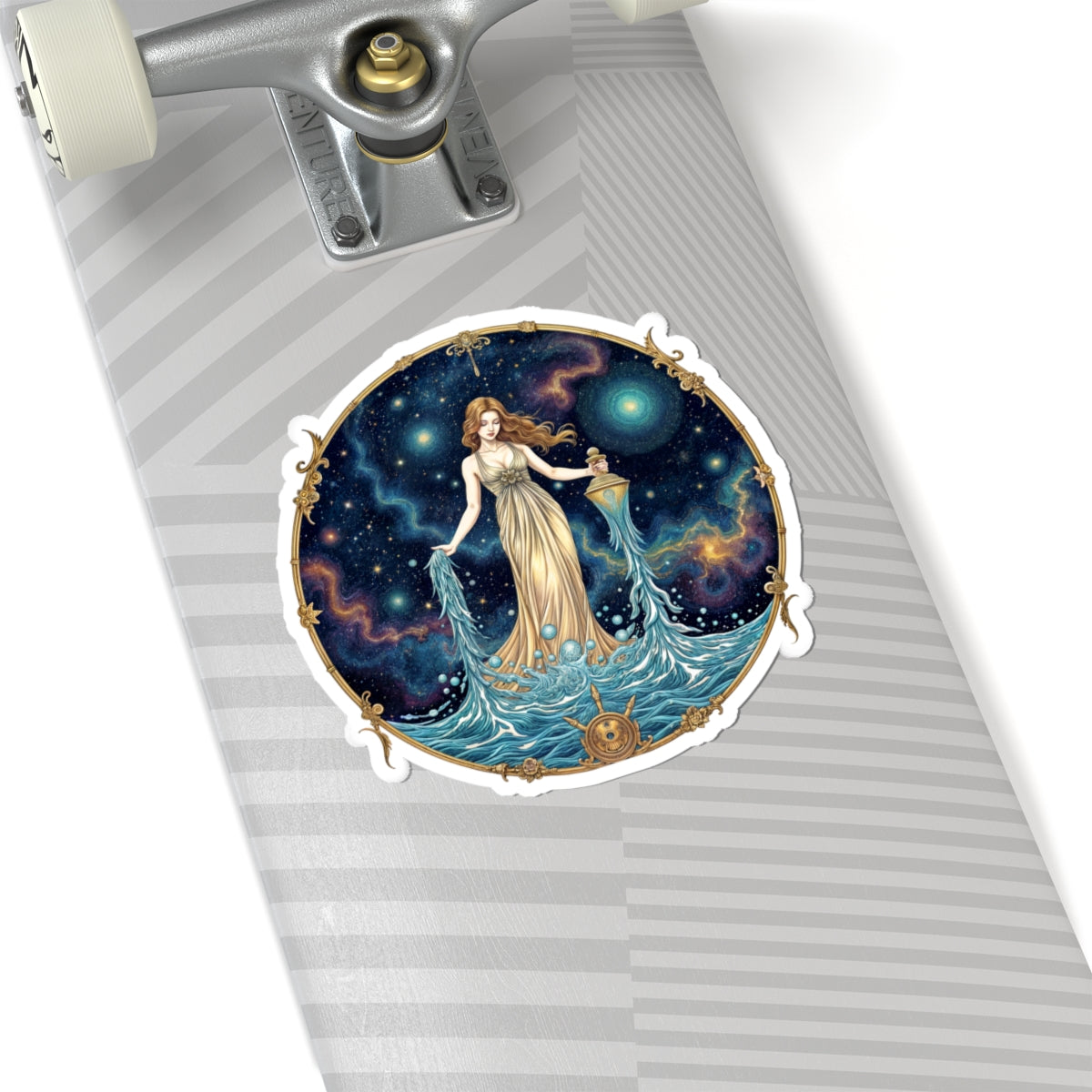 Aquarius Zodiac Astrology - Kiss-Cut Stickers
