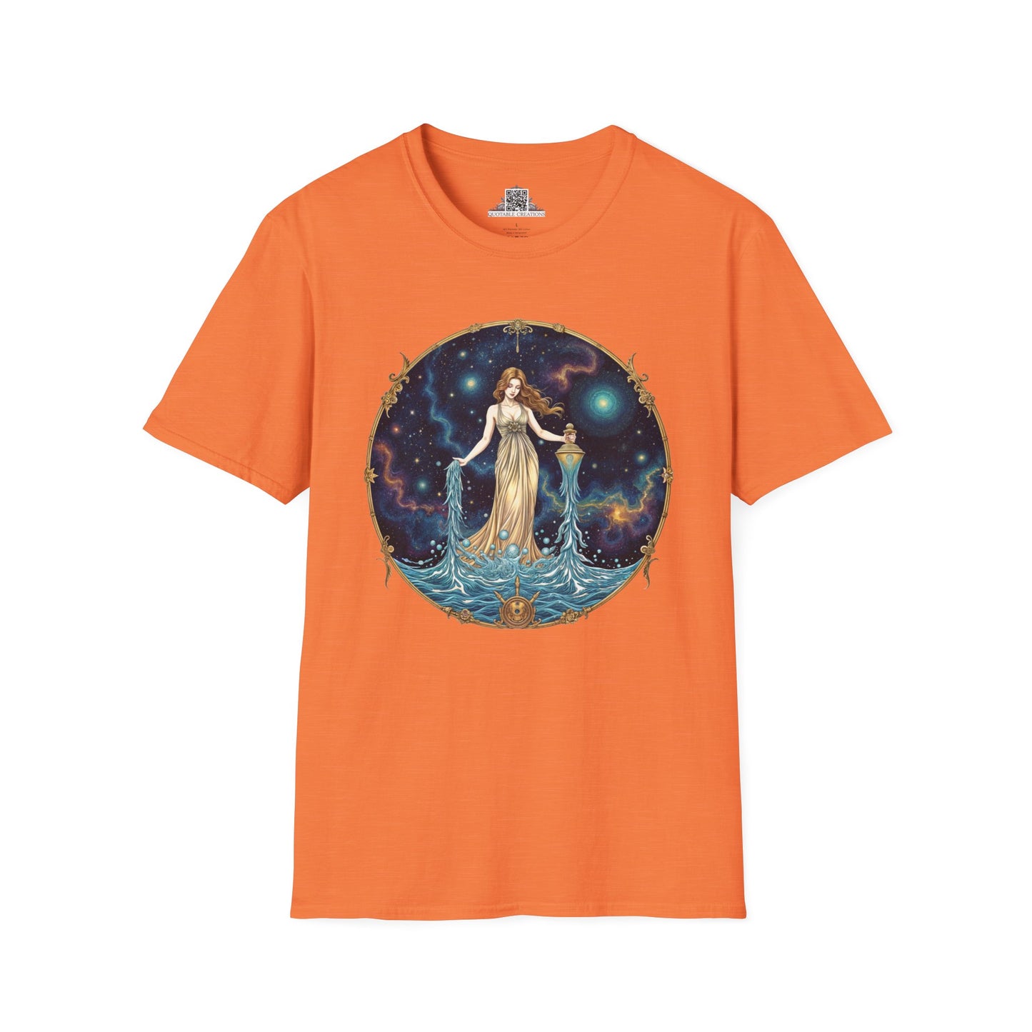 Aquarius Zodiac Astrology - Softstyle Tee T-Shirt