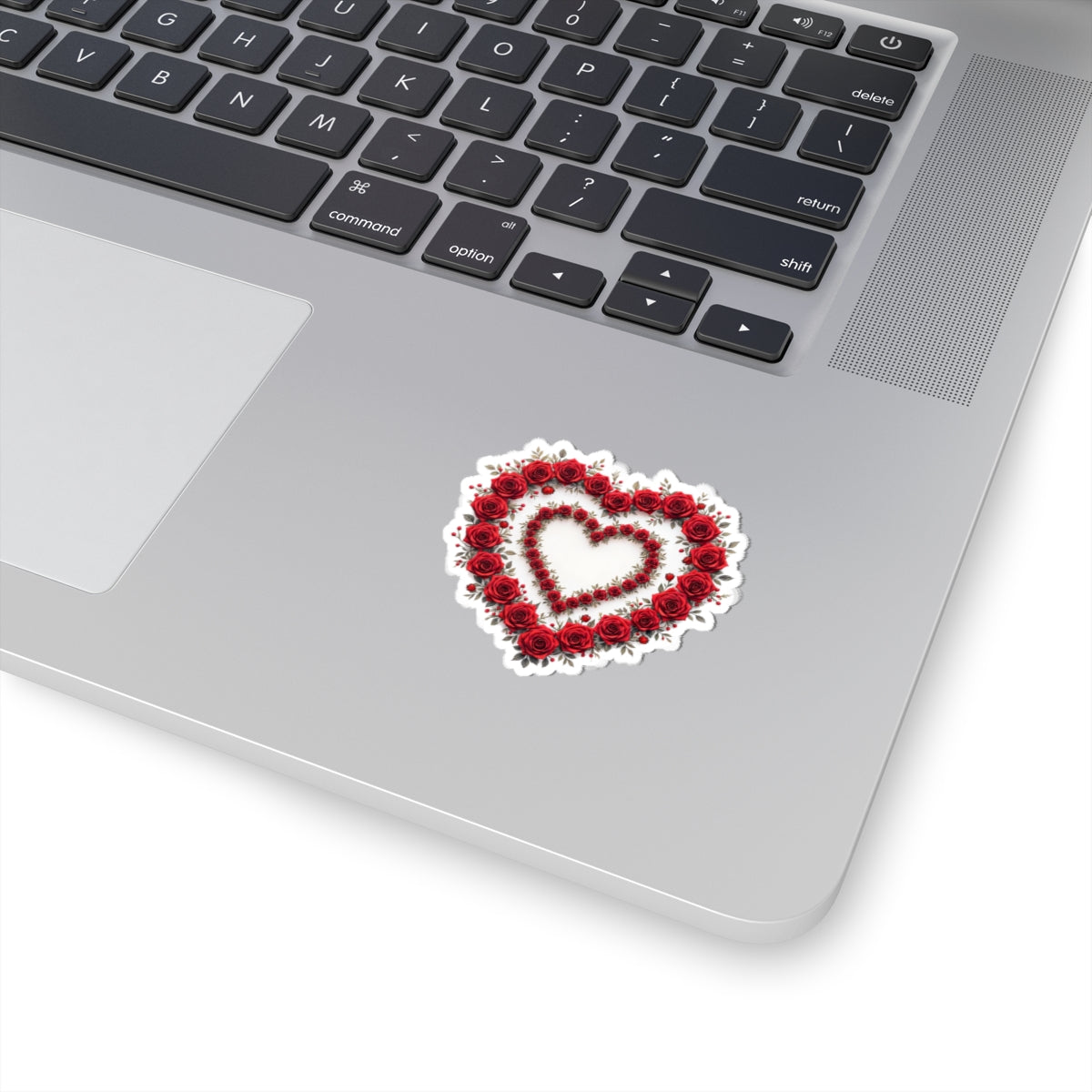 Rose Heart Wreath - Kiss-Cut Stickers