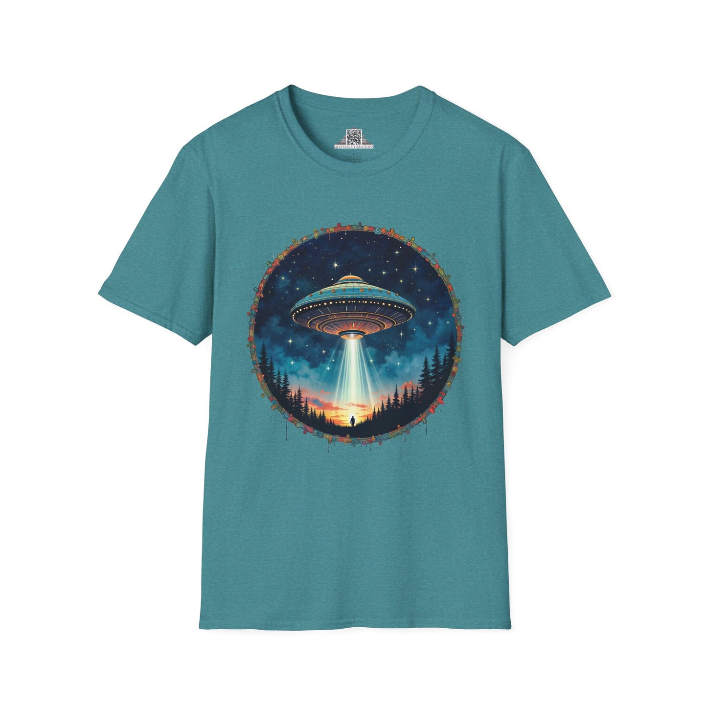 Hover Above UFO & Cosmic - T-Shirt