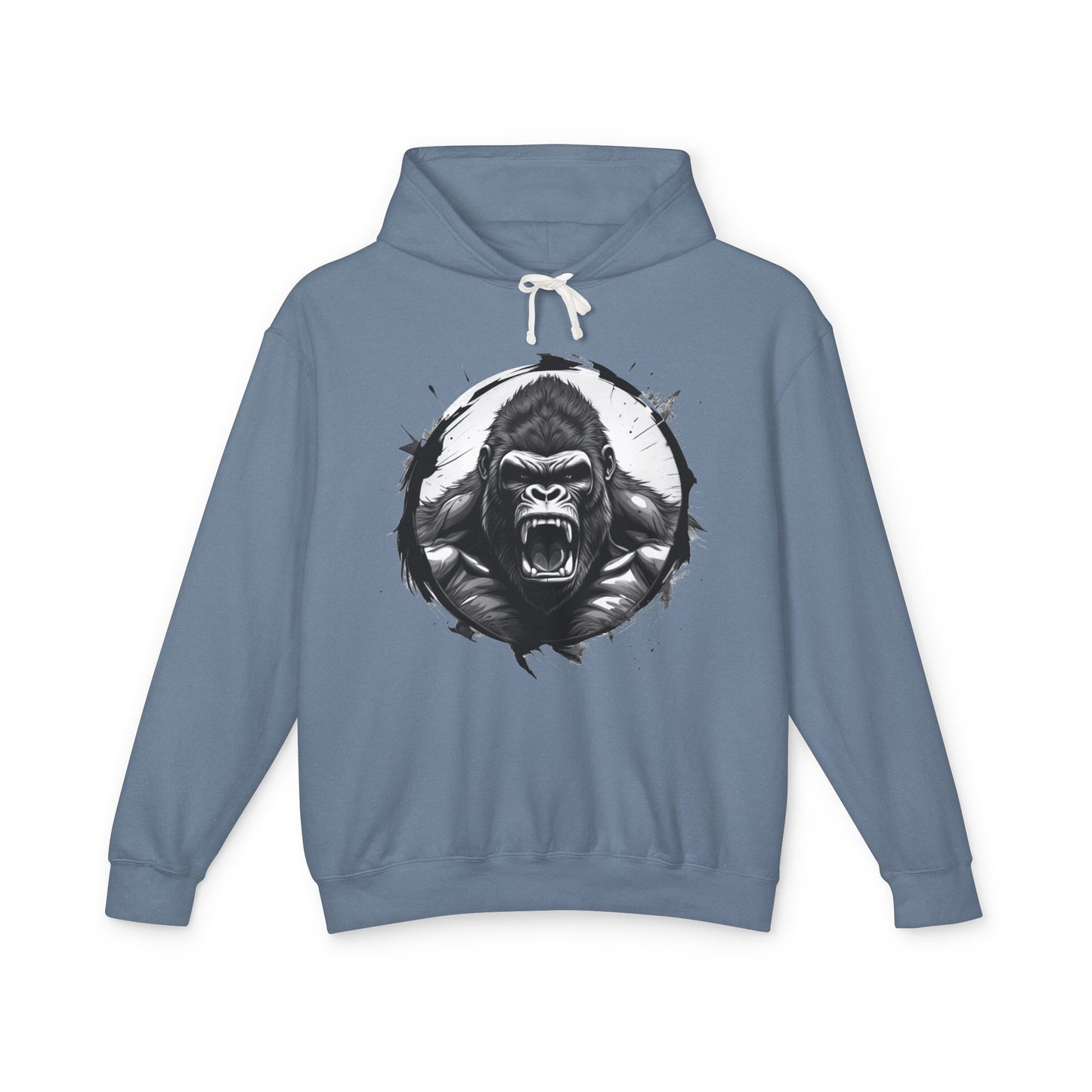 Gorilla Roar Motivation - Lightweight Hoodie