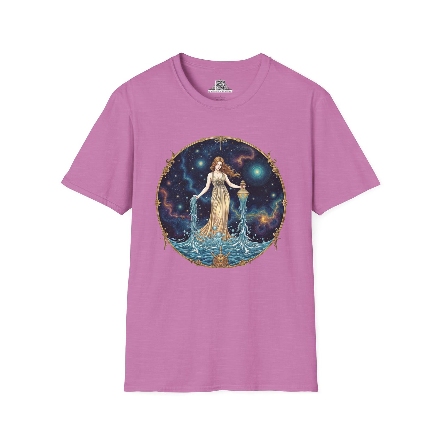 Aquarius Zodiac Astrology - Softstyle Tee T-Shirt