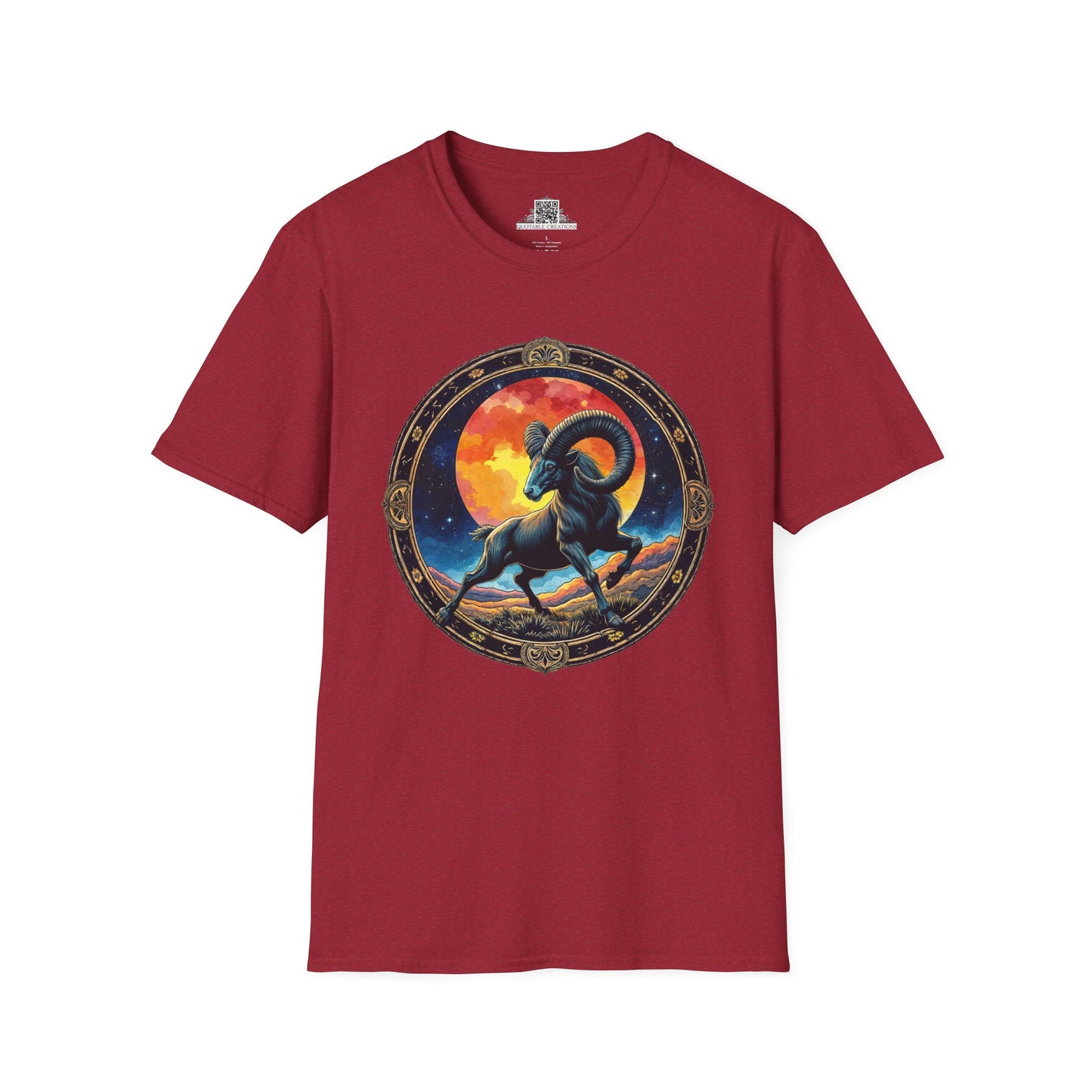 Aries Zodiac Astrology - Softstyle Tee T-Shirt