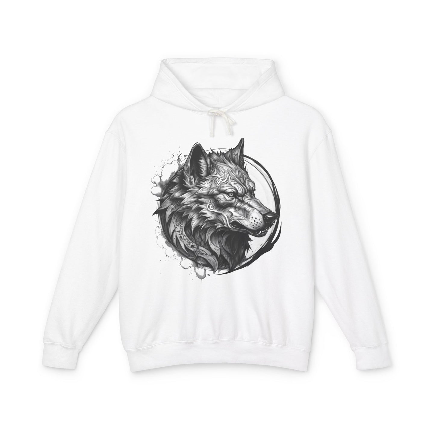 Wolf Wild Motivation - Lightweight Hoodie