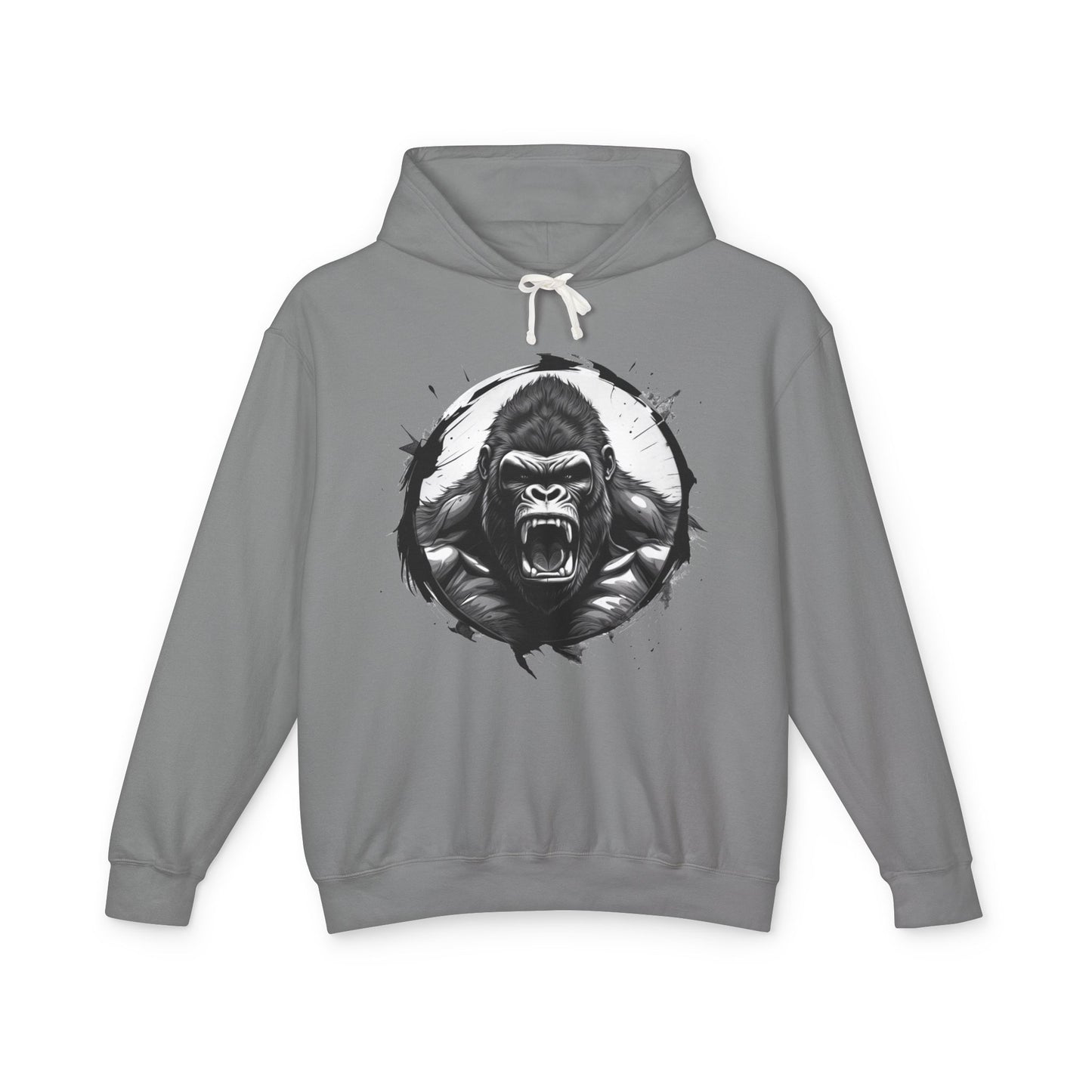 Gorilla Roar Motivation - Lightweight Hoodie