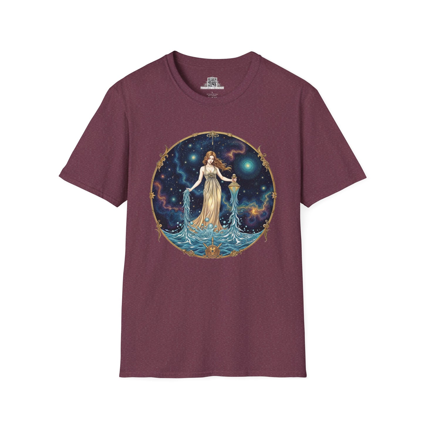 Aquarius Zodiac Astrology - Softstyle Tee T-Shirt