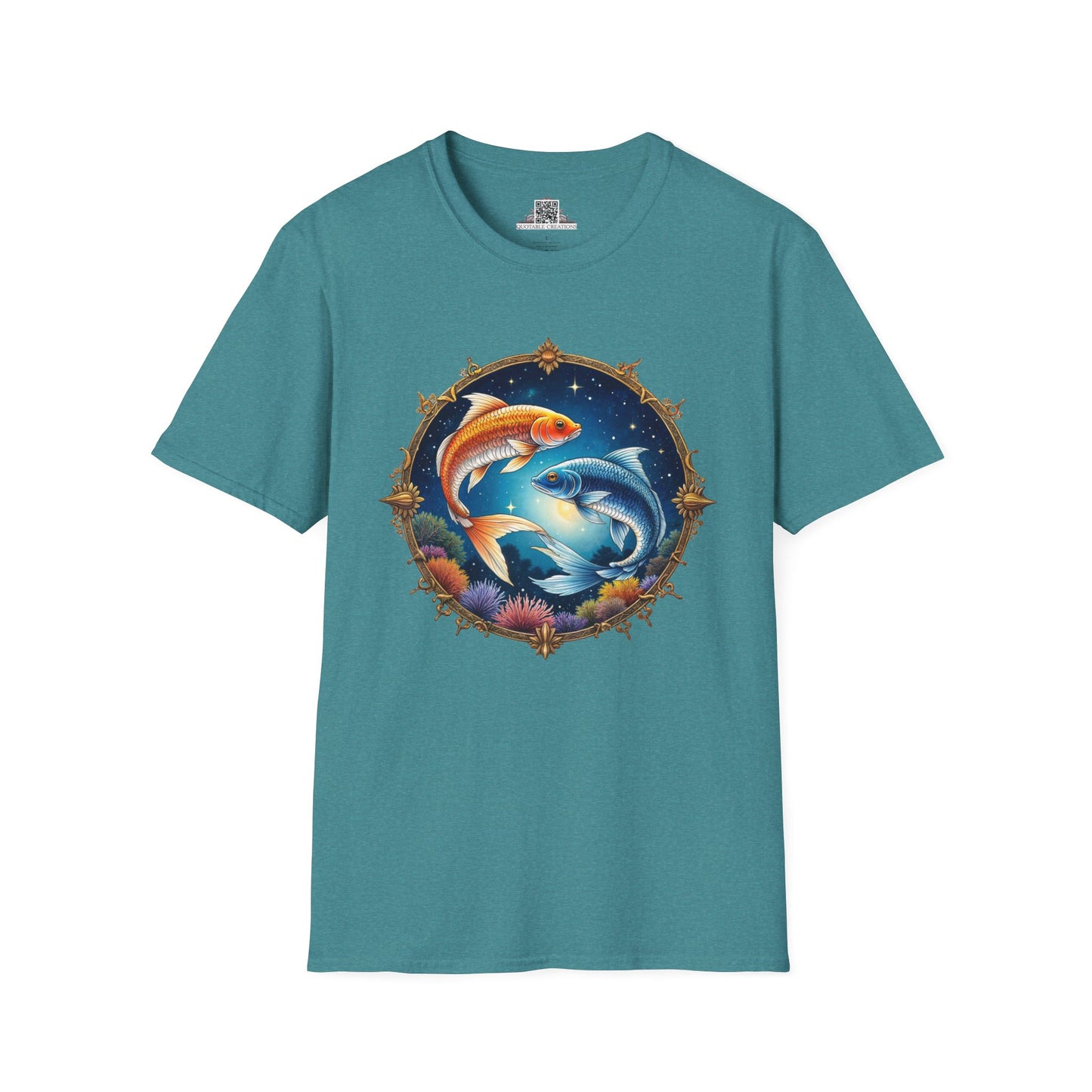 Pisces Zodiac Astrology - Softstyle Tee T-Shirt