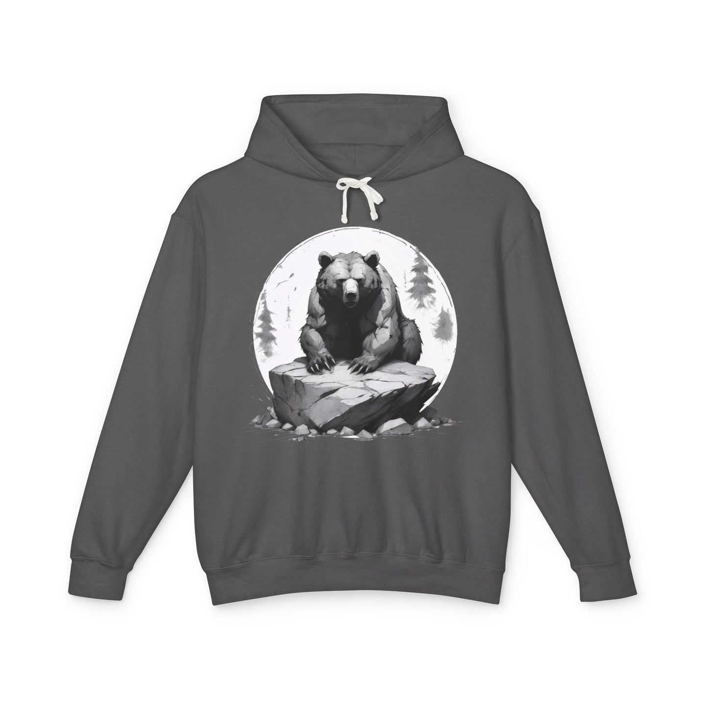 Bear Wild Motivation - Lightweight Hoodie