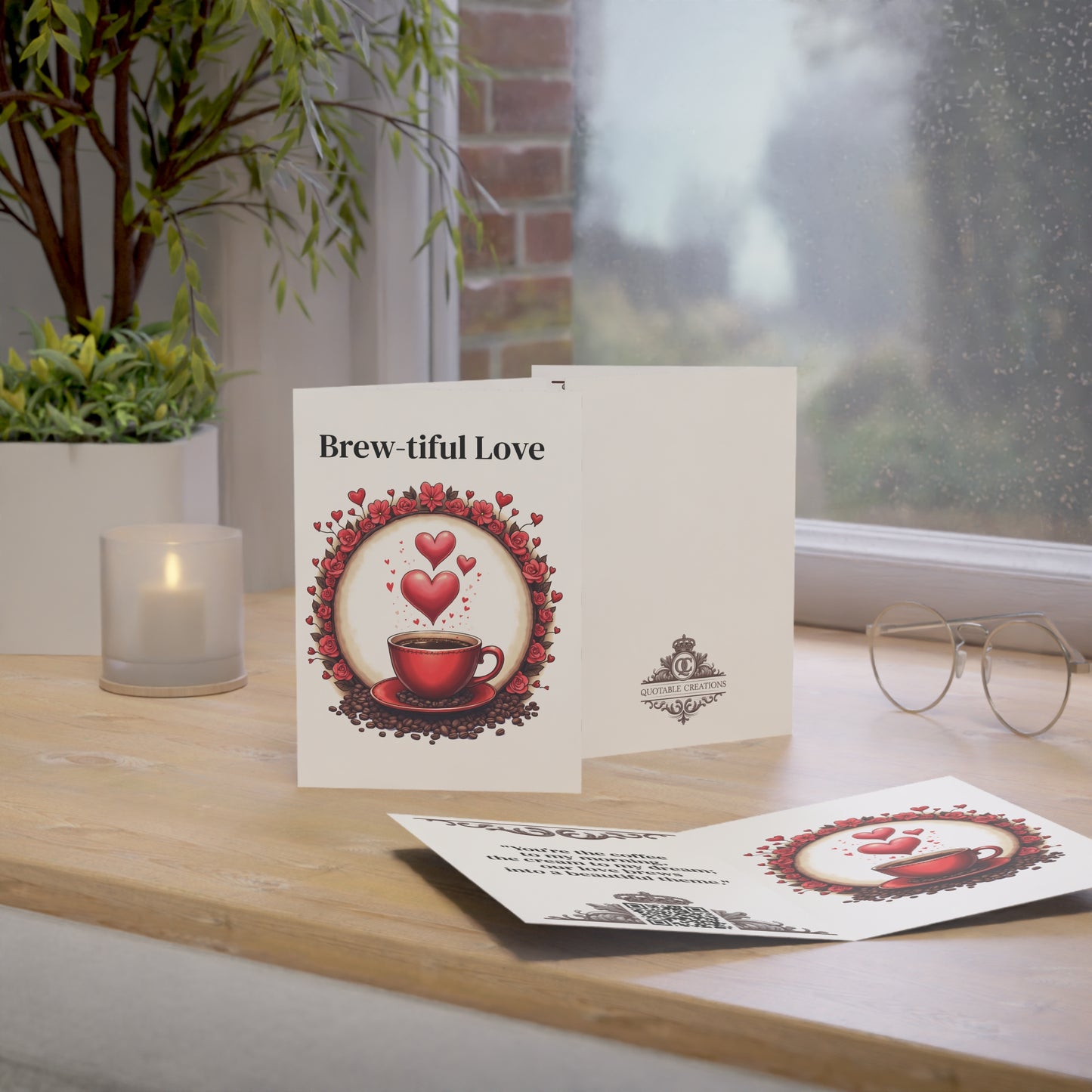 Cards - Funny Brew-tiful Love Card with QR Code video