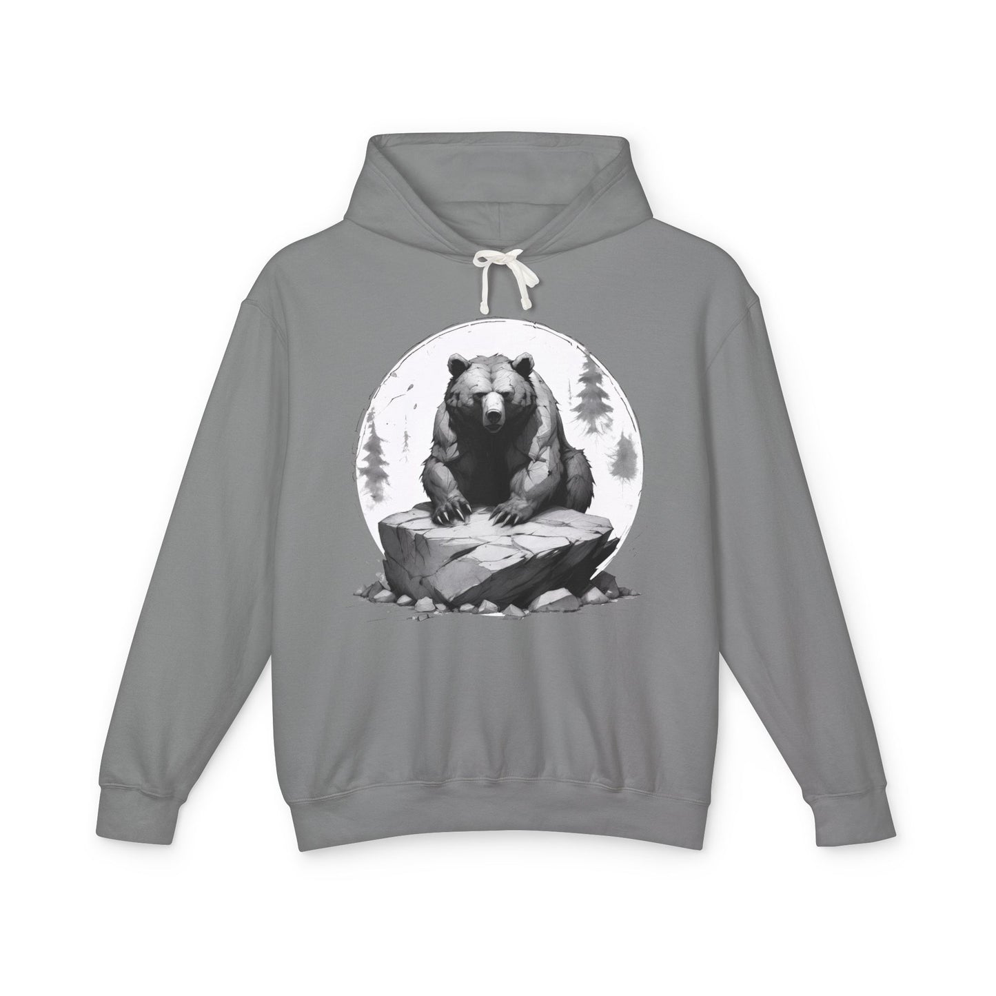 Bear Wild Motivation - Lightweight Hoodie