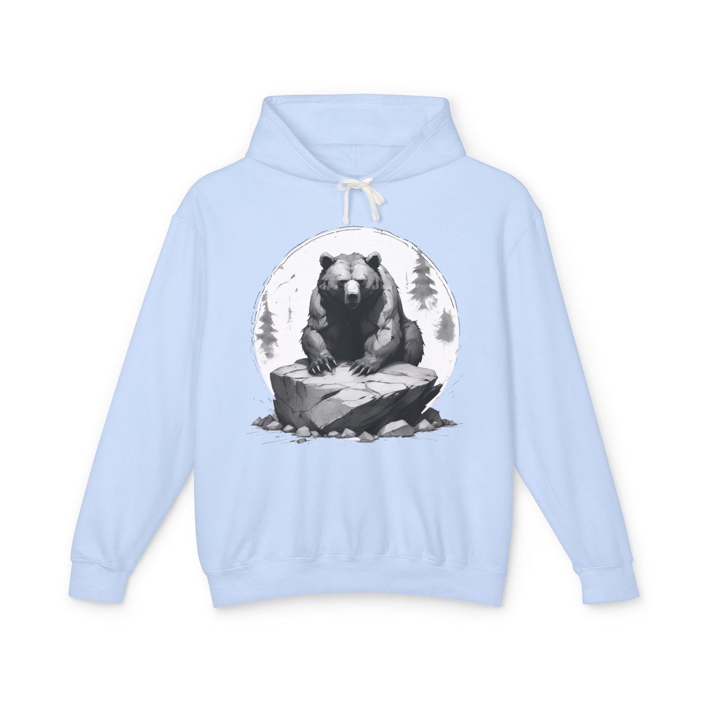 Bear Wild Motivation - Lightweight Hoodie
