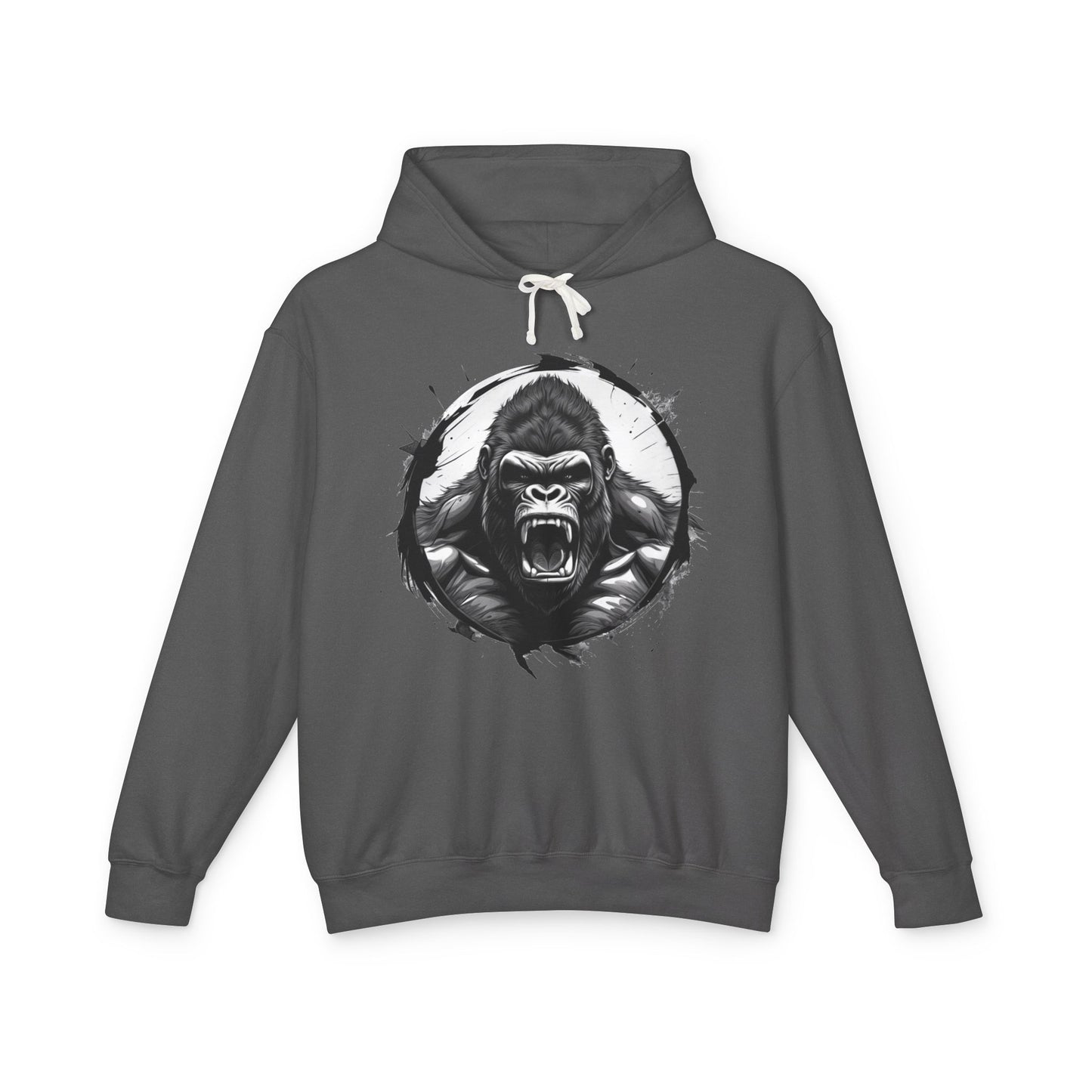 Gorilla Roar Motivation - Lightweight Hoodie