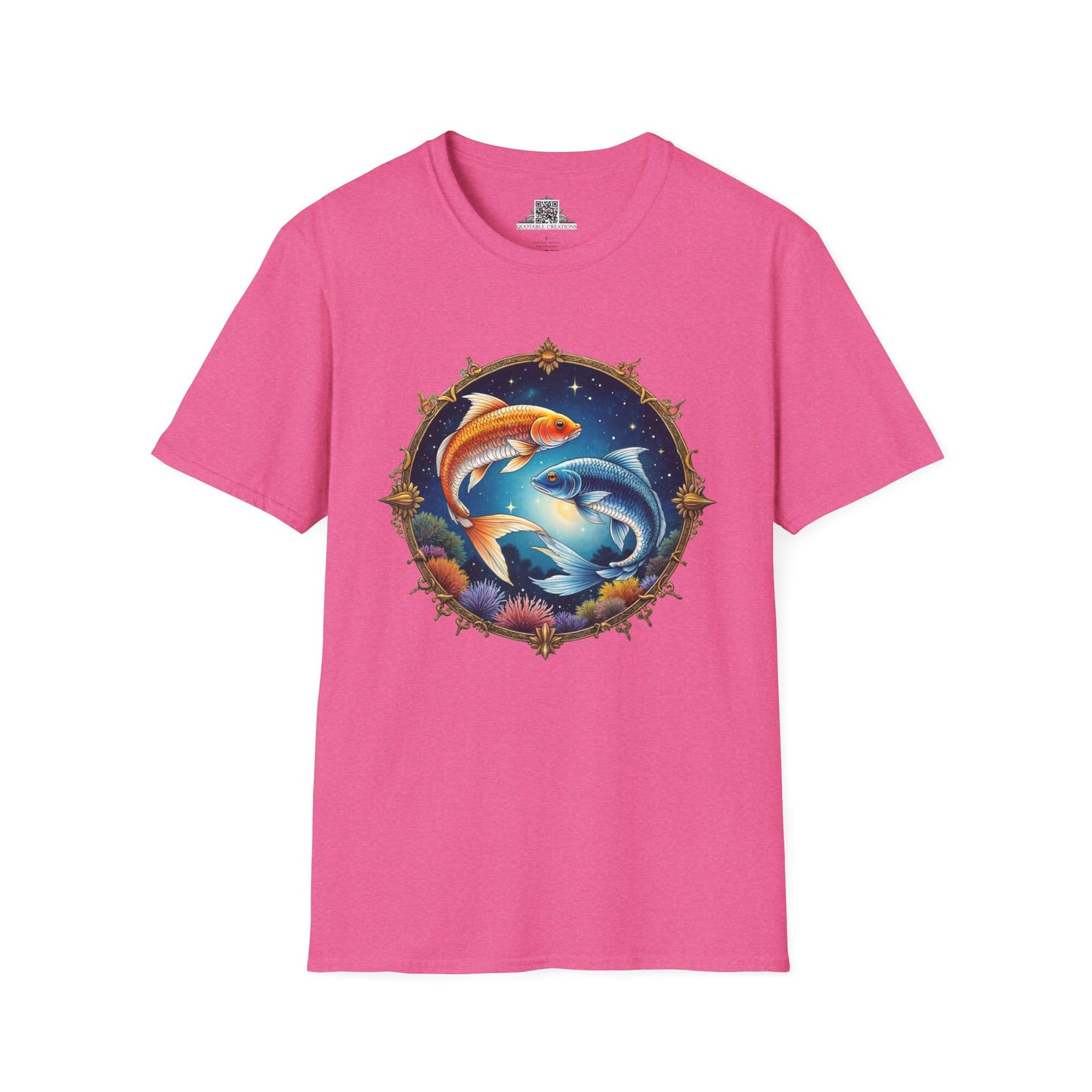 Pisces Zodiac Astrology - Softstyle Tee T-Shirt