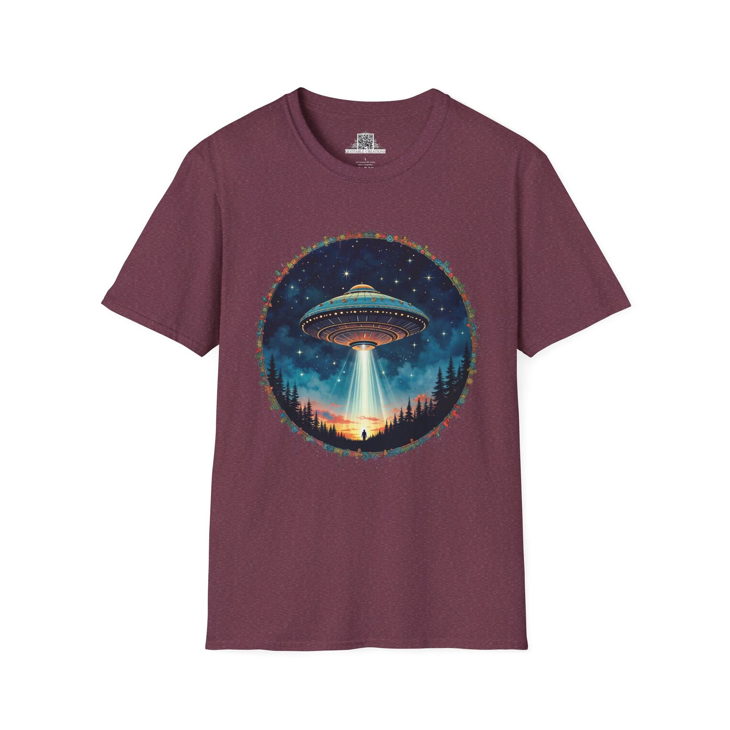 Hover Above UFO & Cosmic - T-Shirt