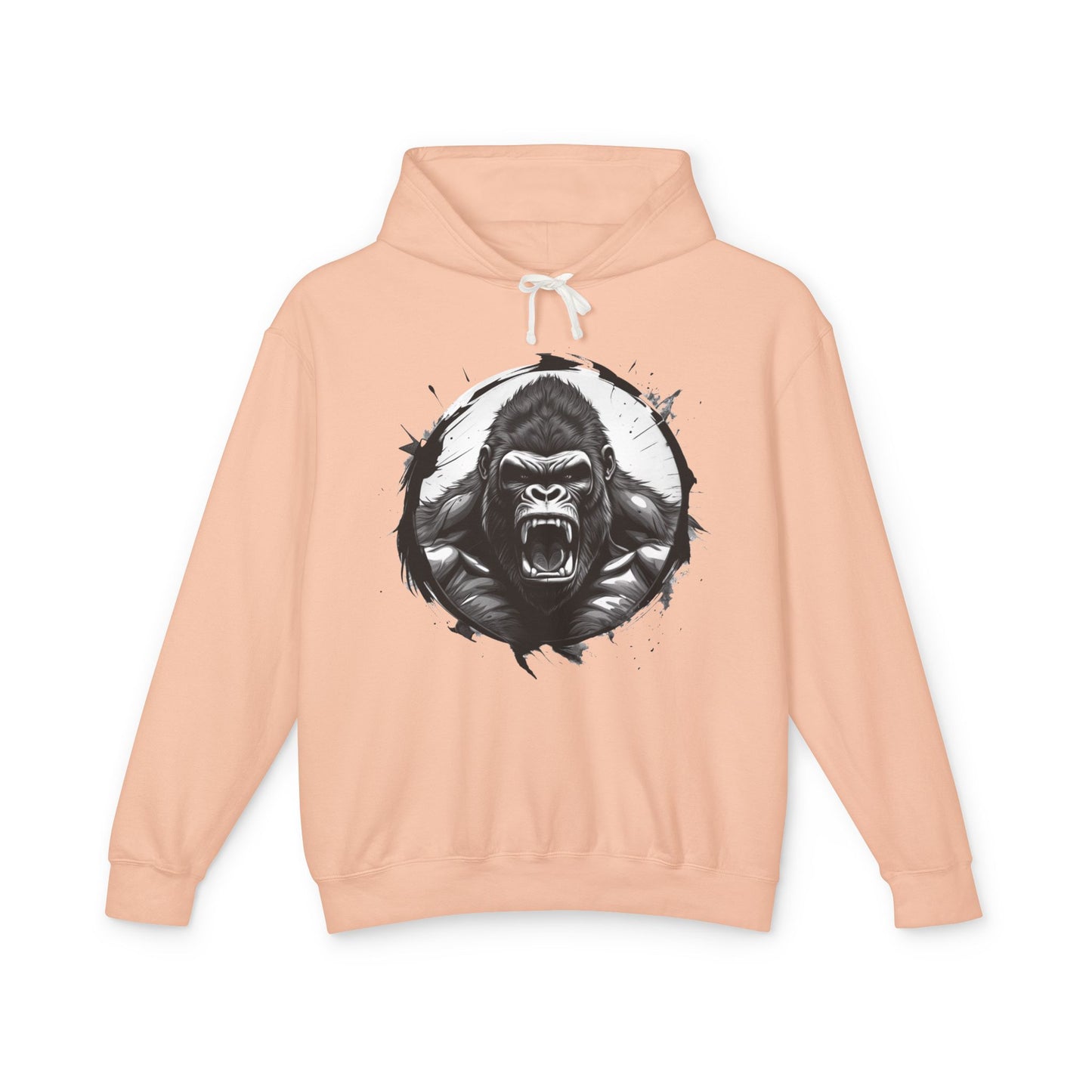 Gorilla Roar Motivation - Lightweight Hoodie