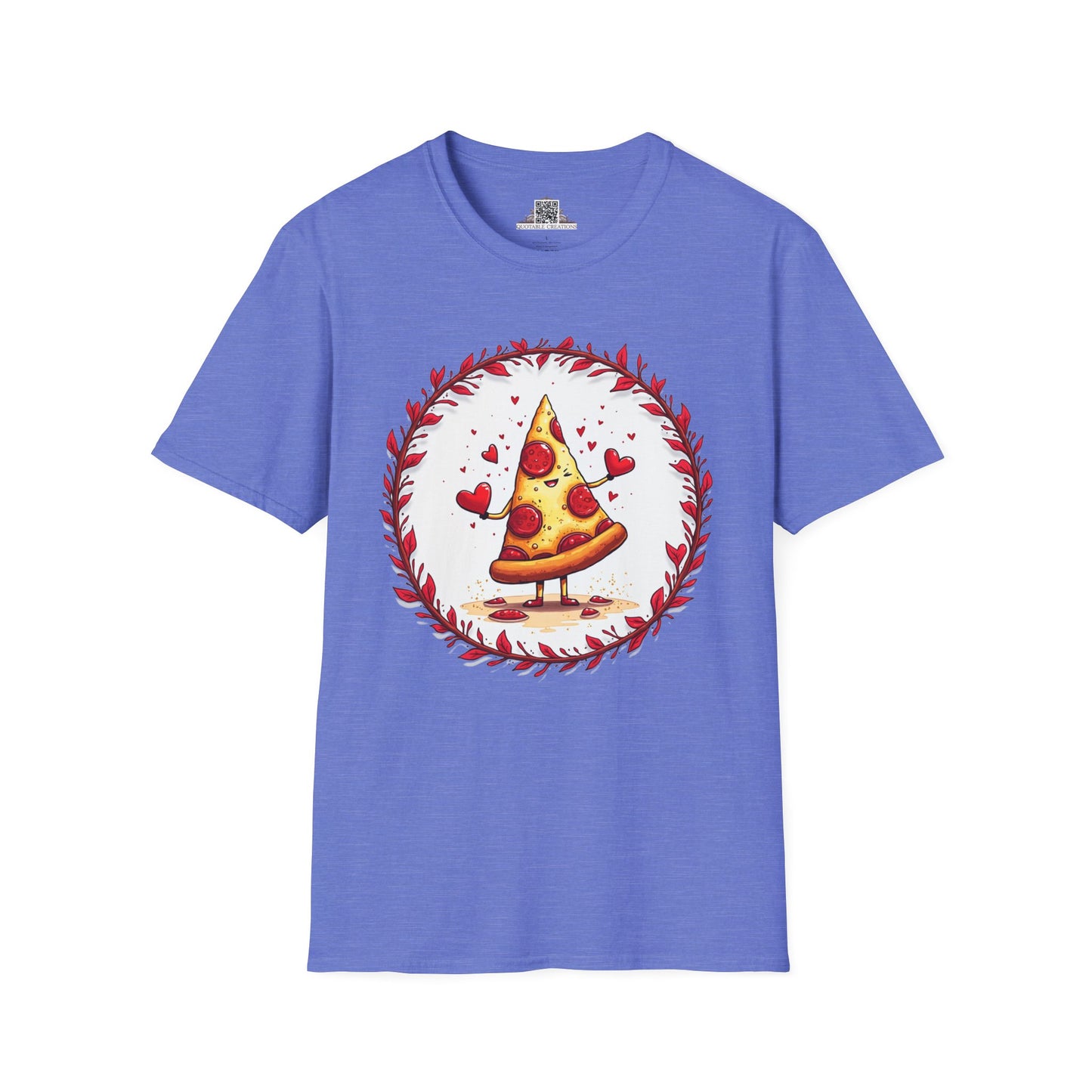 Pizza Love at First Bite - Softstyle Tee T-Shirt