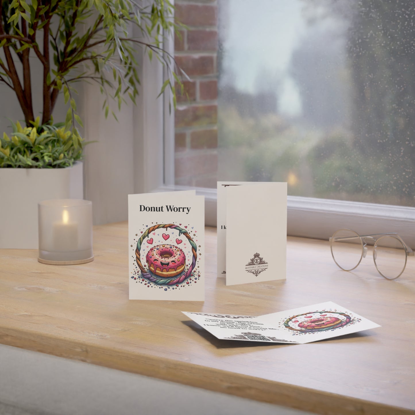 Cards - Funny Donut Card with QR Code video