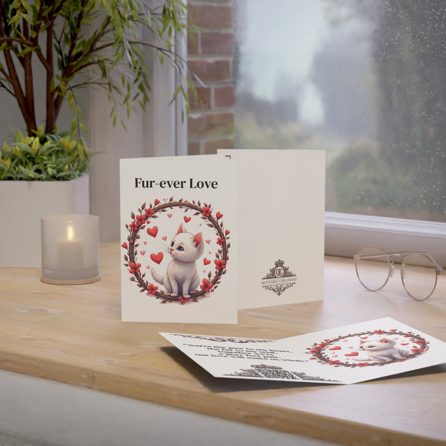Cards - Funny Fur-ever Love Card with QR Code video